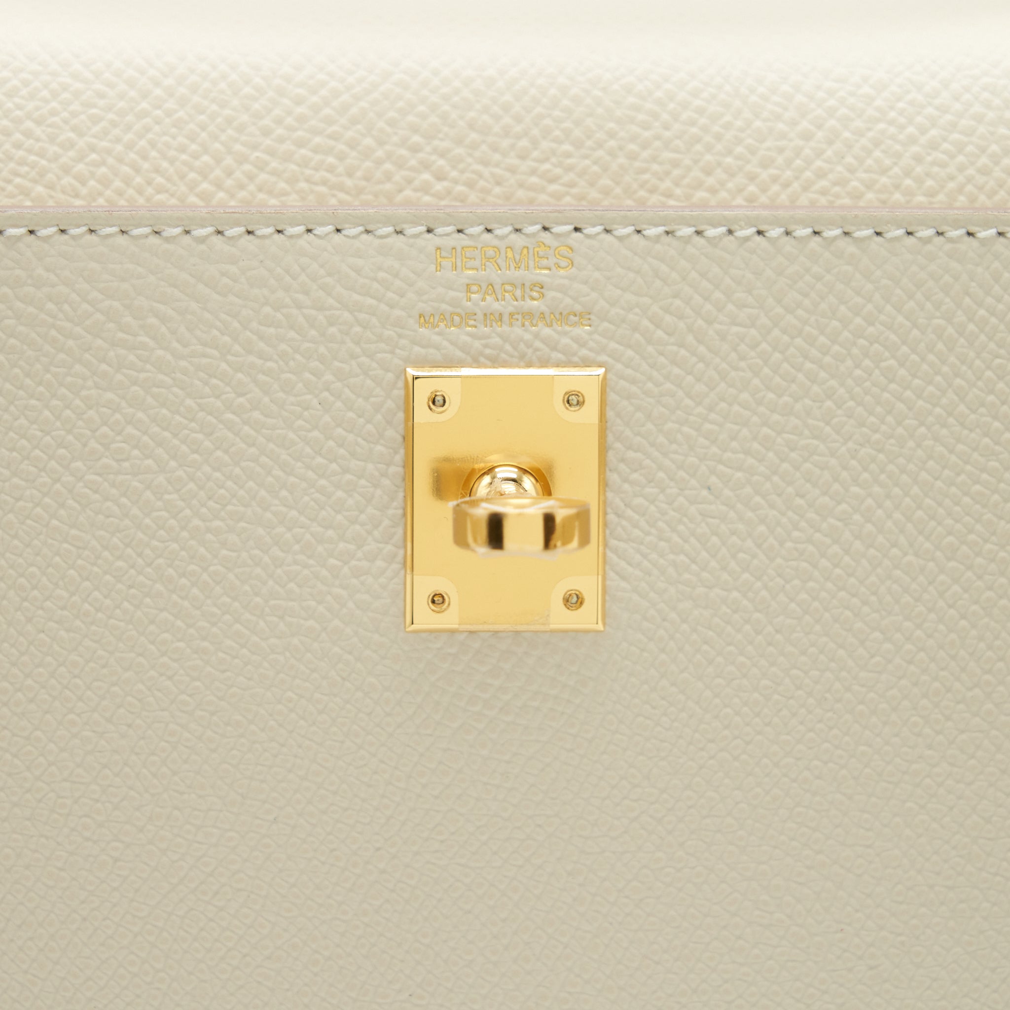 HERMES KELLY 25 SELLIER EPSOM CRAIE GHW