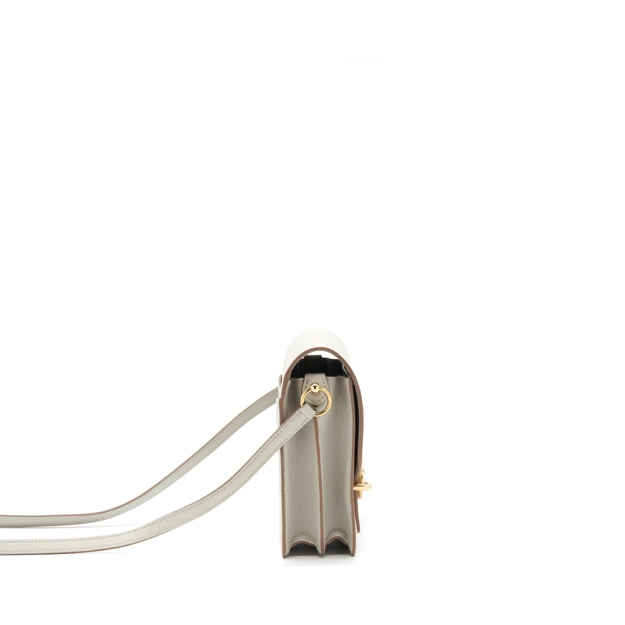 HERMES ROULIS MINI EVERCOLOR GRIS PEARL GHW