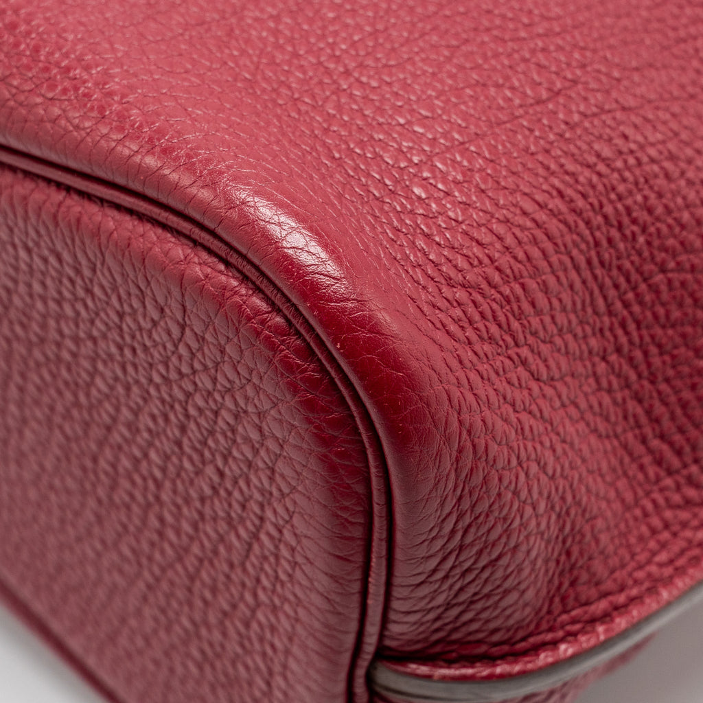 HERMES SO KELLY 26 CLEMENCE ROUGE GRENAT SHW