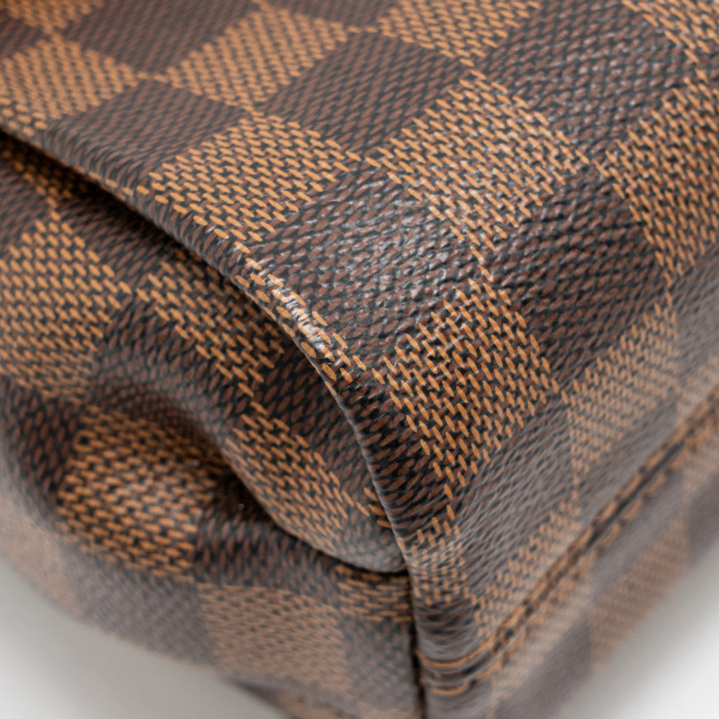 LOUIS VUITTON CROISETTE DAMIER EBENE CANVAS GHW