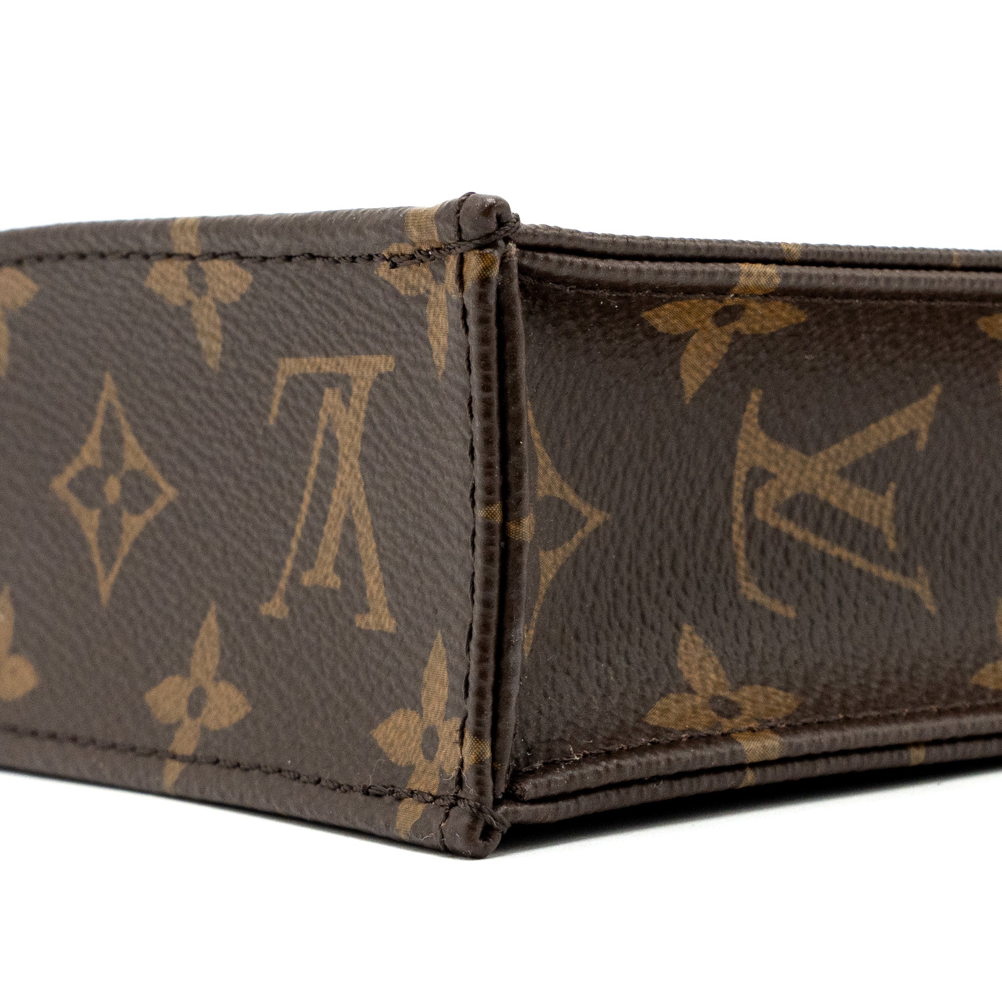 LOUIS VUITTON PETIT SAC PLAT MONOGRAM CANVAS GHW