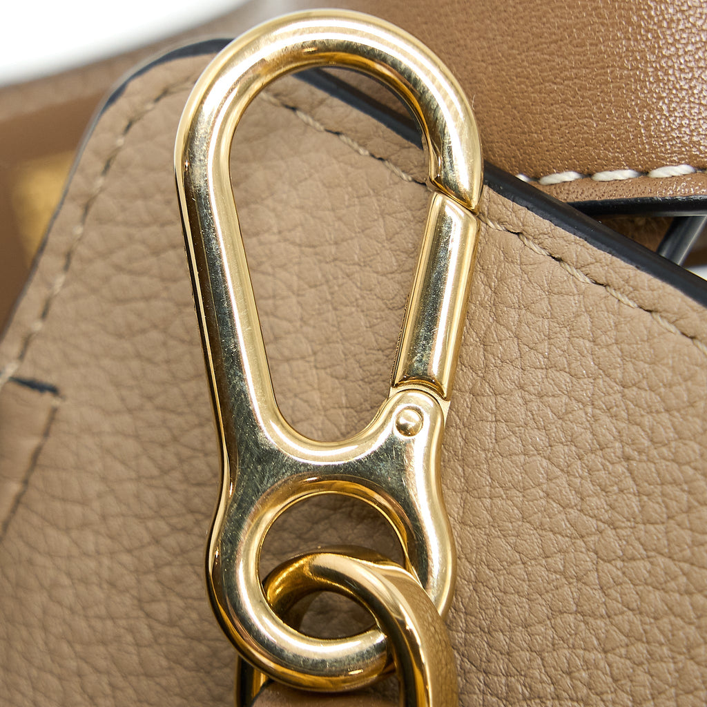 LOEWE SMALL HAMMOCK CALFSKIN SAND GHW