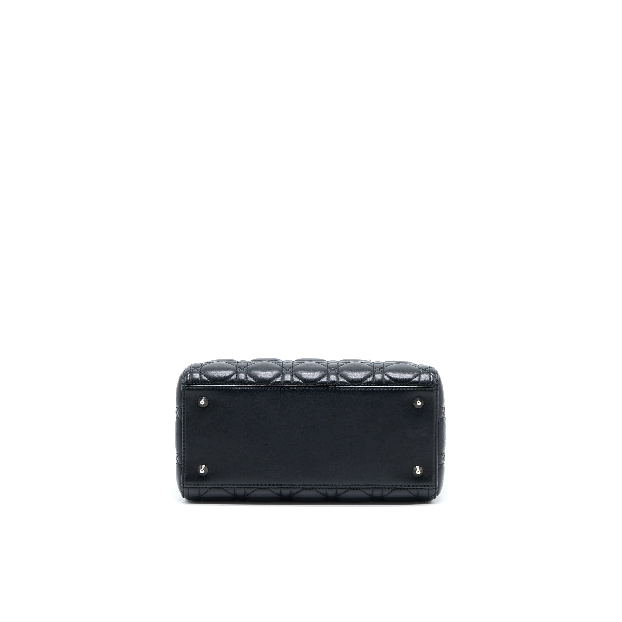 DIOR MEDIUM LADY DIOR LAMBSKIN BLACK SHW