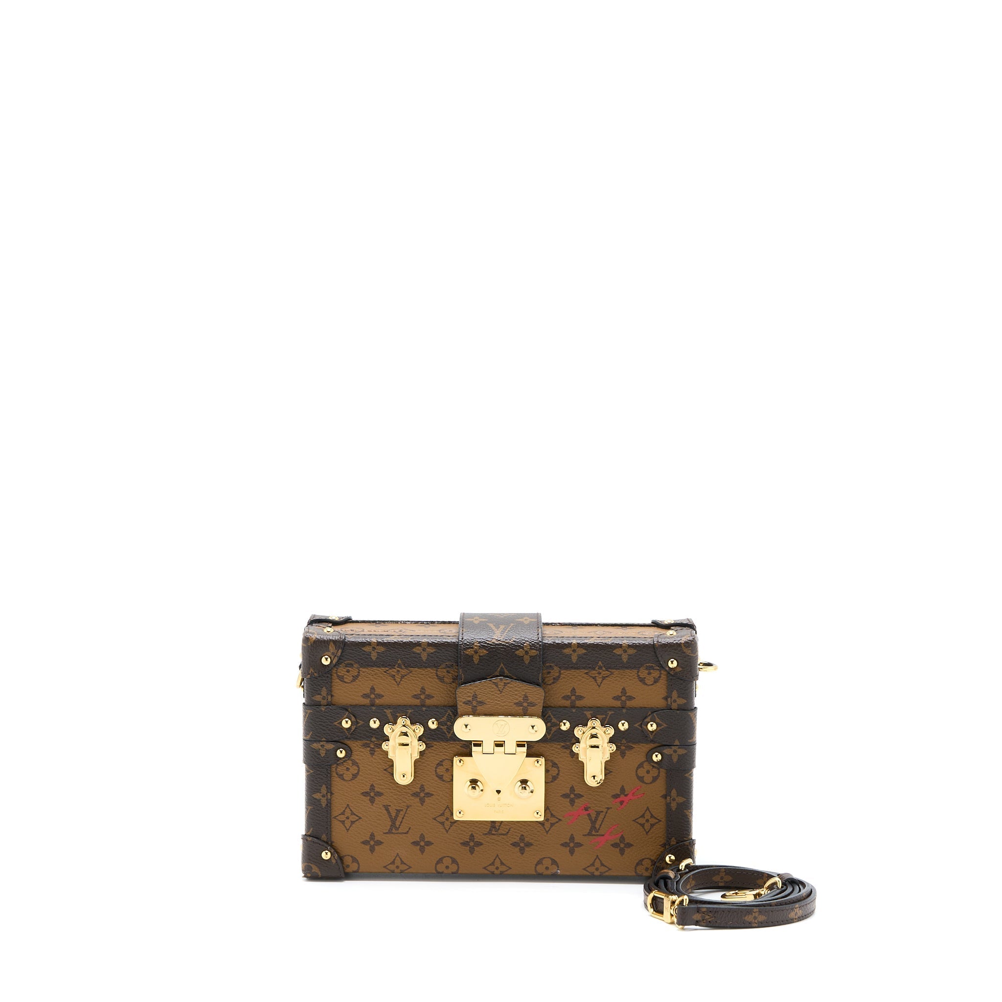 LOUIS VUITTON PETIT MALLE MONOGRAM REVERSE CANVAS GHW