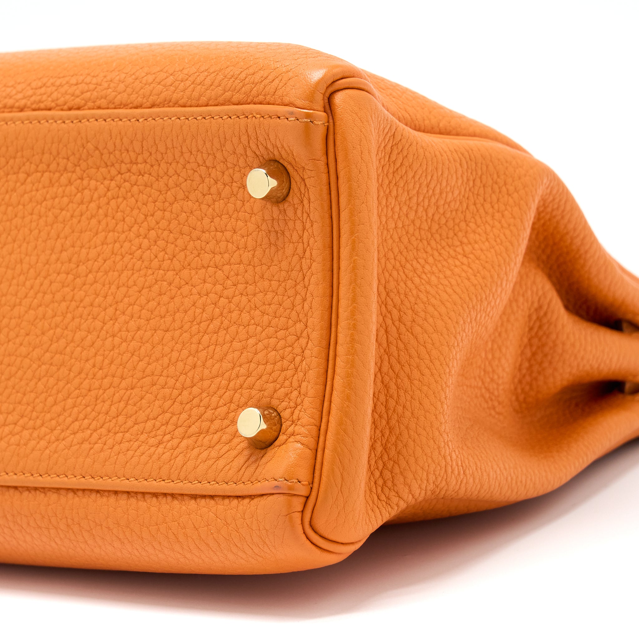 HERMES KELLY 32 CLEMENCE 93 ORANGE GHW