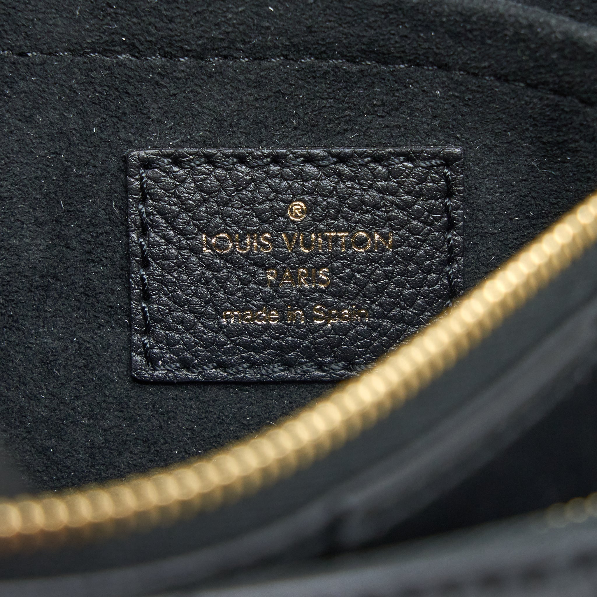 LOUIS VUITTON MULTI POCHETTE ACCESSORIES MONOGRAM EMPRIENTED BLACK GHW (NEW VERSION)