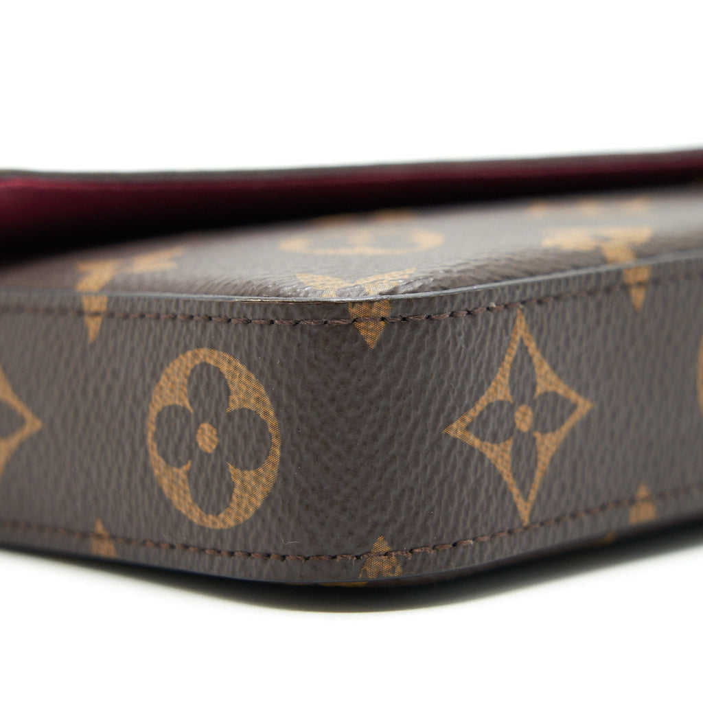 LOUIS VUITTON FELICIE POCHETTE (ZIPPED POCKET LOST)