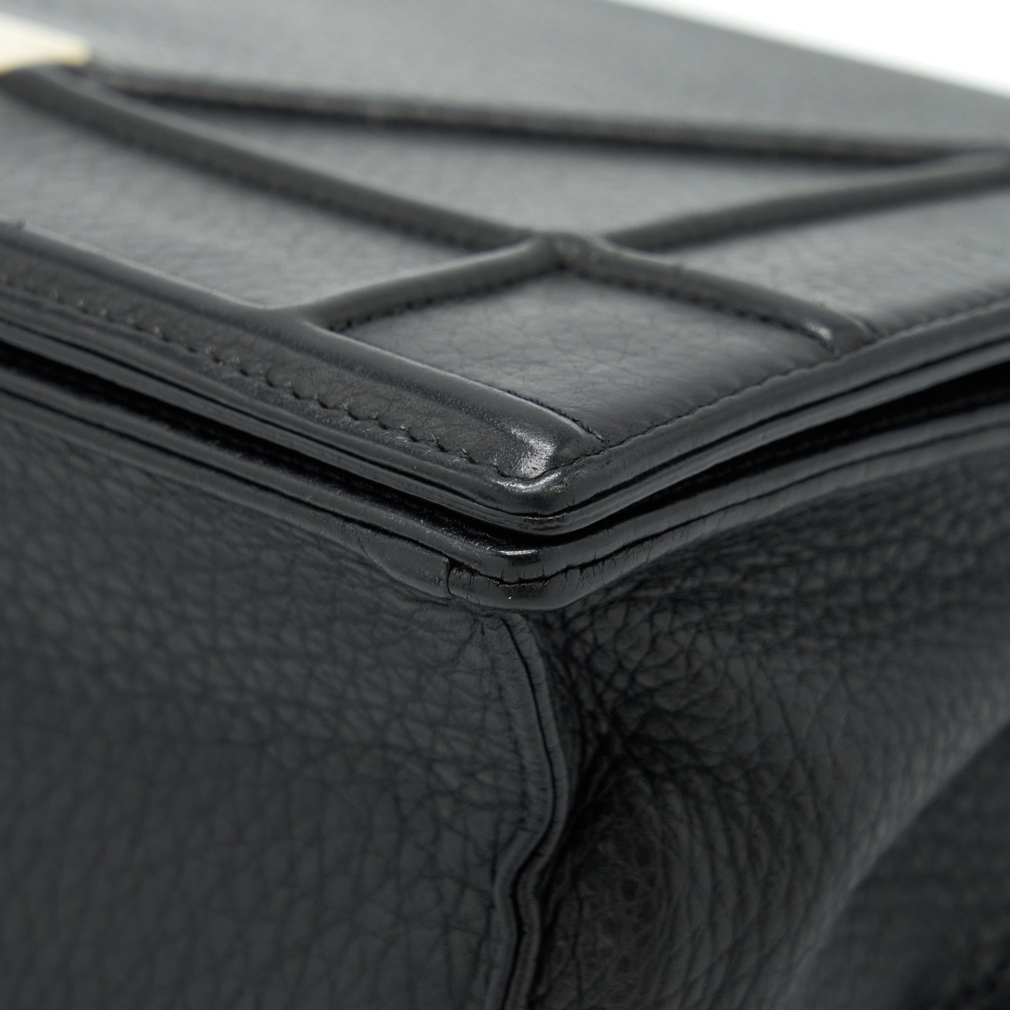 DIOR MEDIUM DIORAMA BLACK GHW