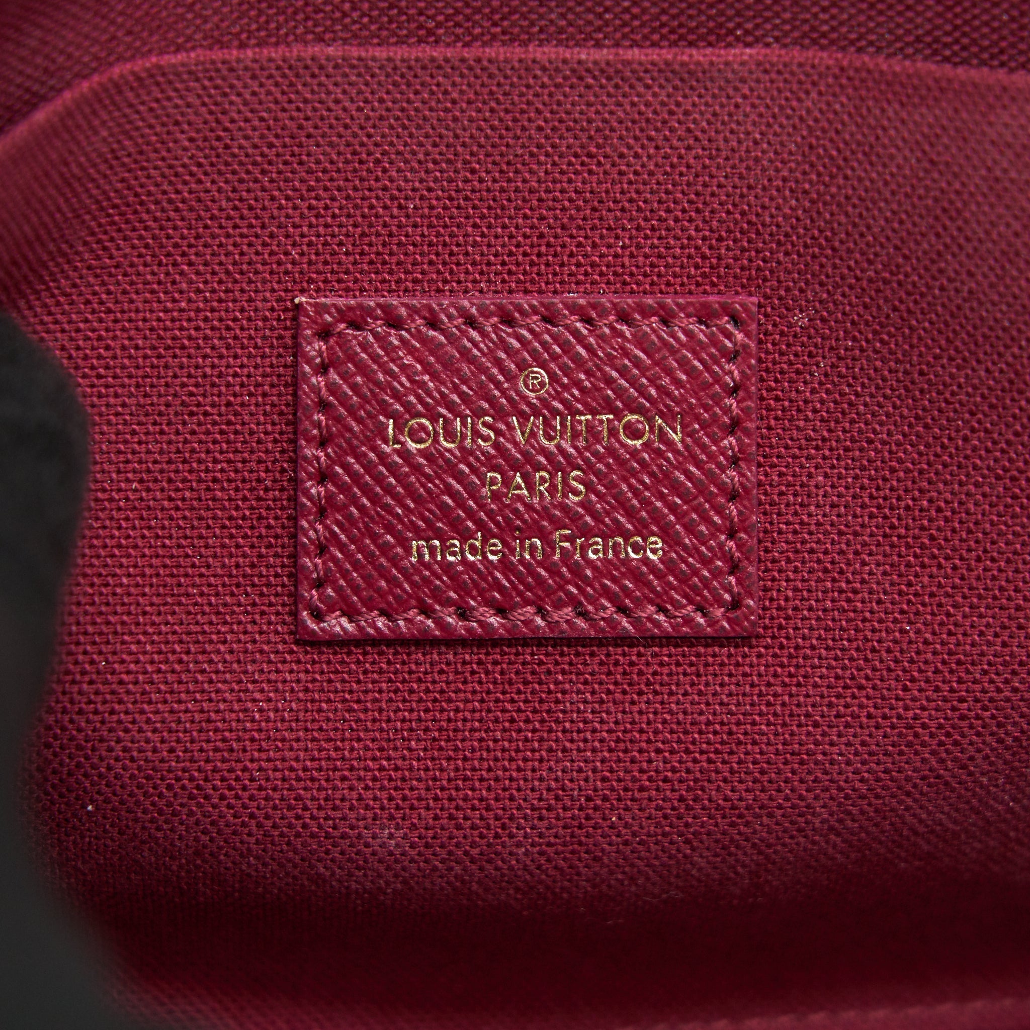 LOUIS VUITTON FELICIE POCHETTE (ZIPPED POCKET LOST)
