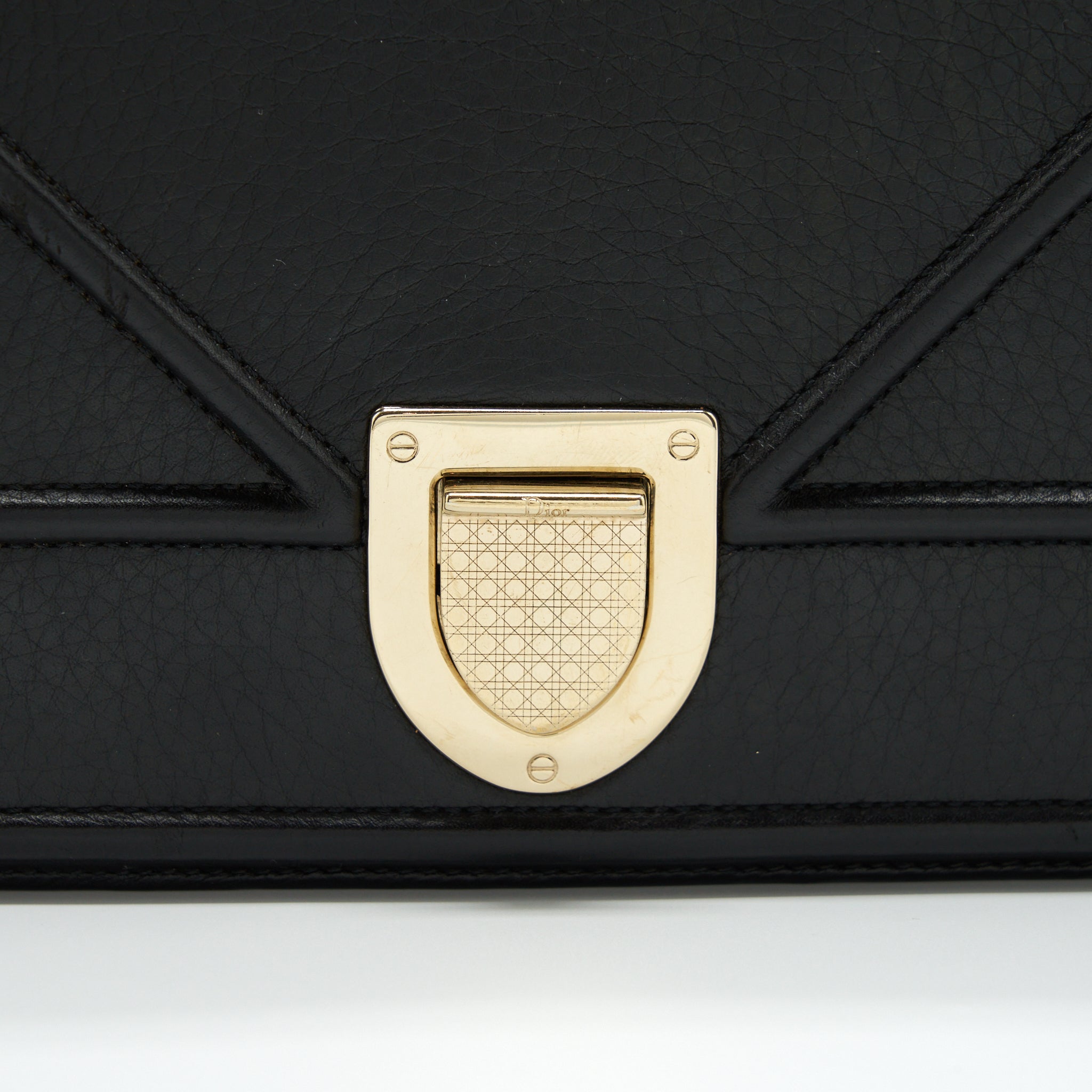 DIOR MEDIUM DIORAMA BLACK GHW