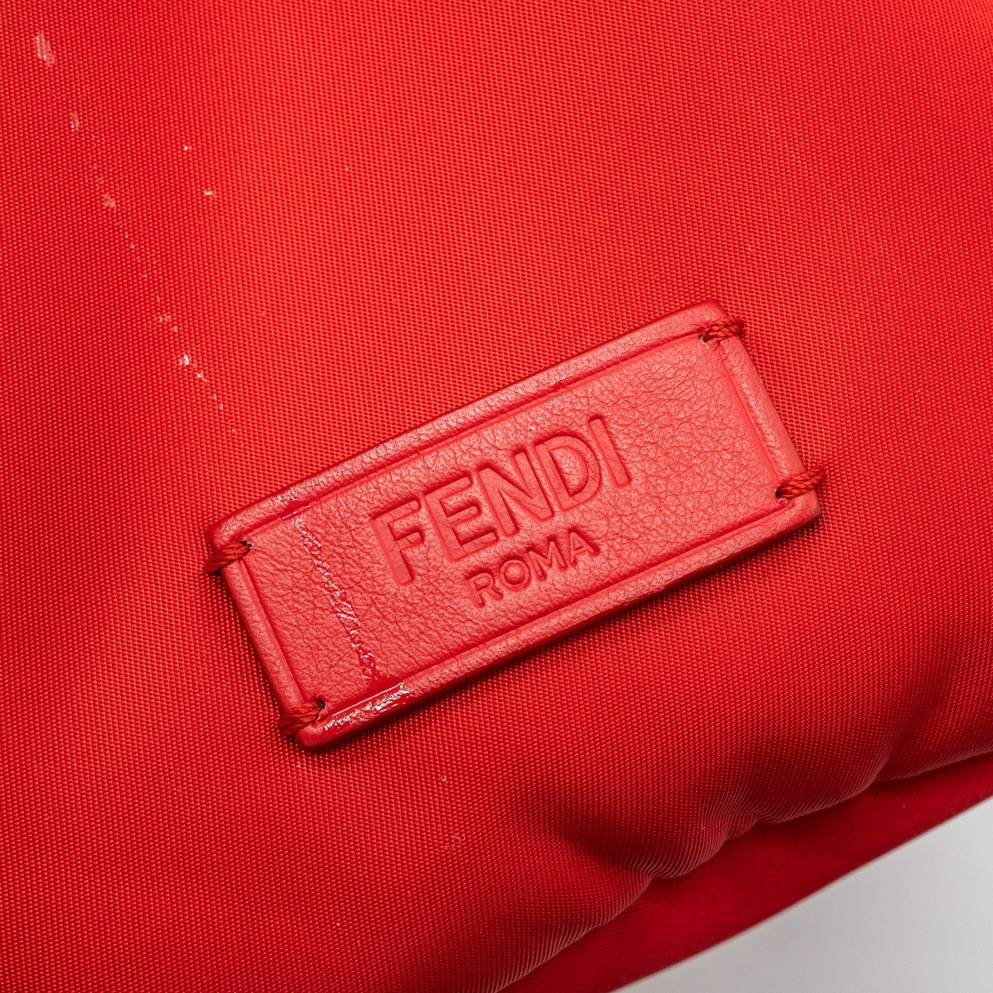 FENDI MONSTER BACKPACK NYLON RED SHW