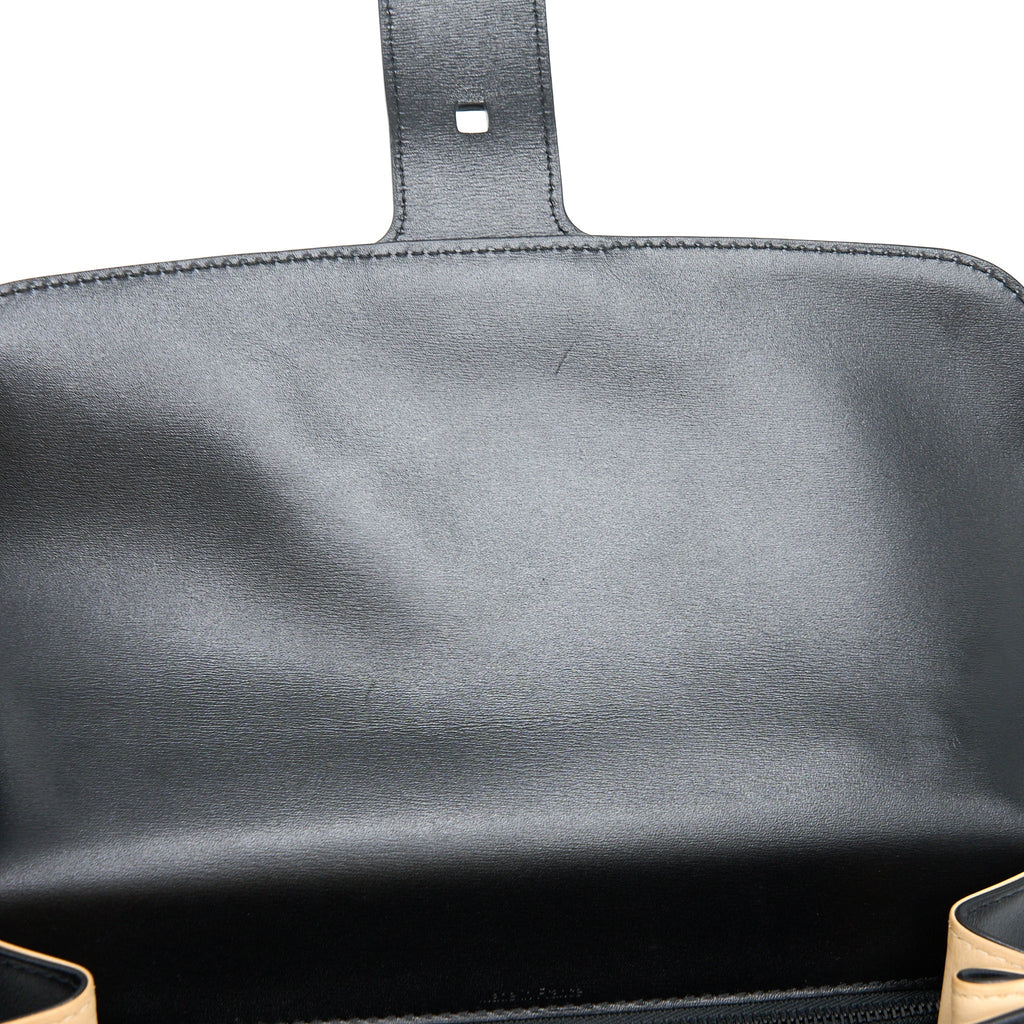 DELVAUX L’HUMOUR BRILLANT CECI N'EST PAS UN DELVAUX BAG BLACK