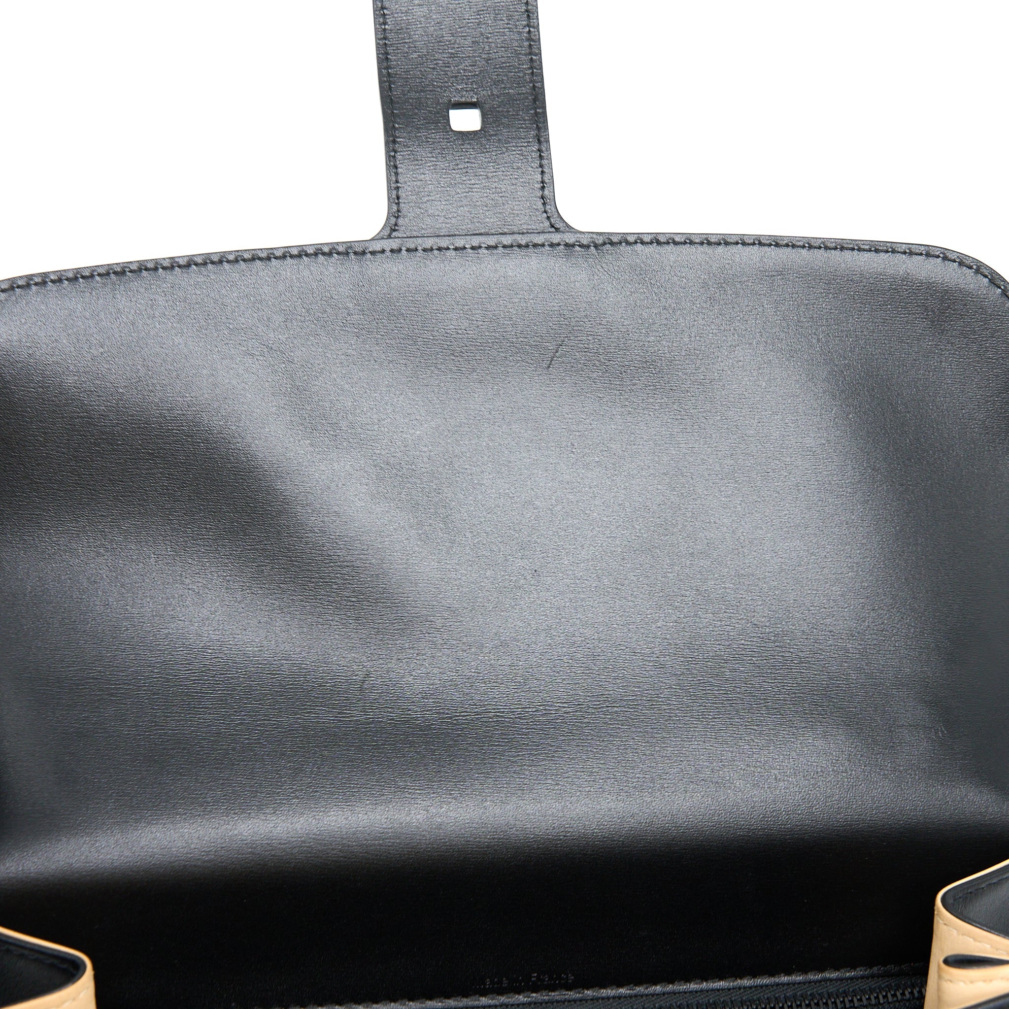 DELVAUX L’HUMOUR BRILLANT CECI N'EST PAS UN DELVAUX BAG BLACK
