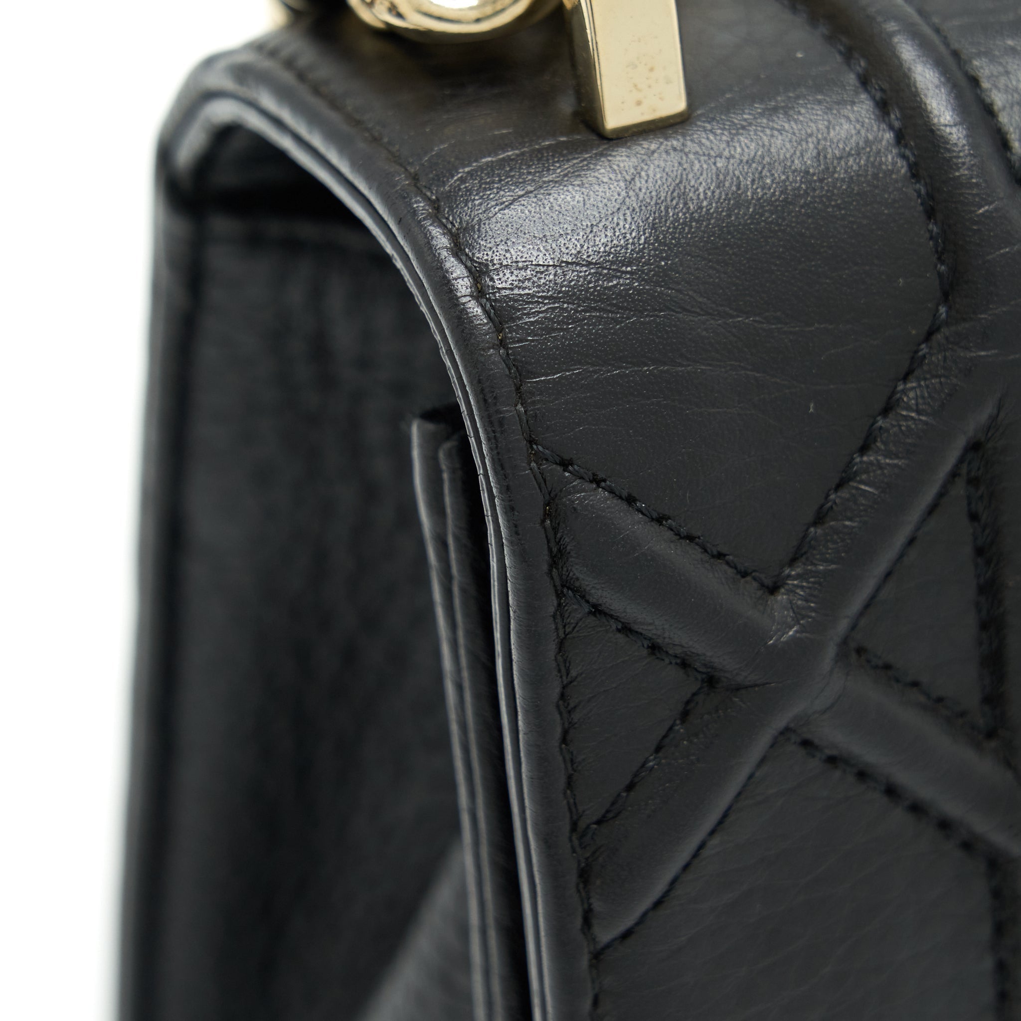 DIOR MEDIUM DIORAMA BLACK GHW