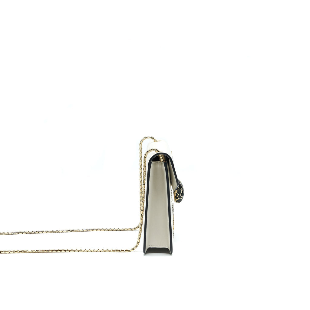 BVLGARI SERPENTI FOREVER CROSSBODY BAG LIMITED EDITION WHITE
