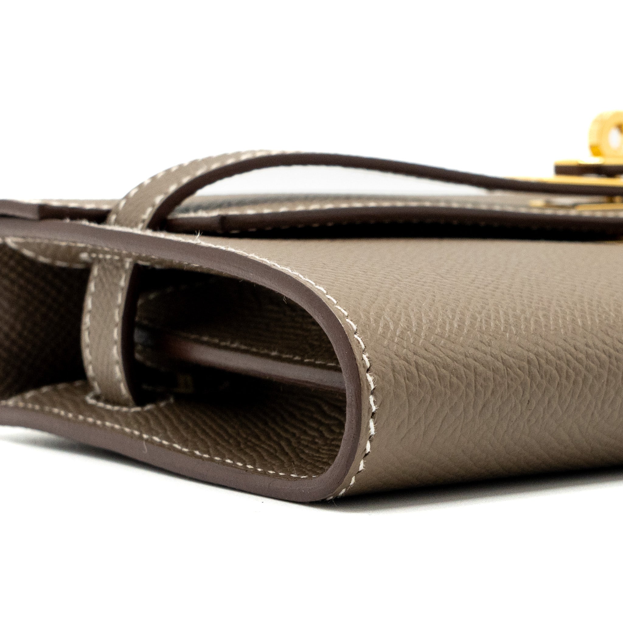 HERMES KELLY TO GO EPSOM ETOUPE GHW
