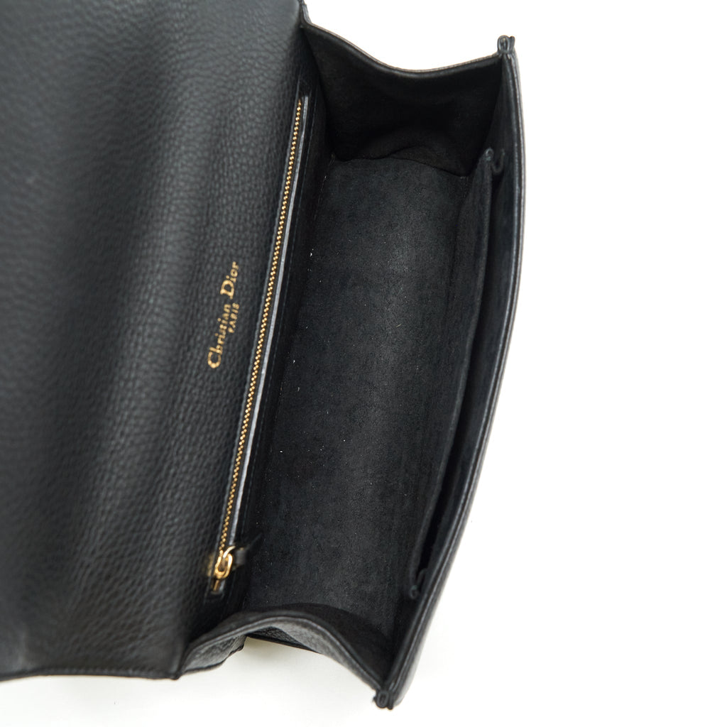 DIOR MEDIUM DIORAMA BLACK GHW