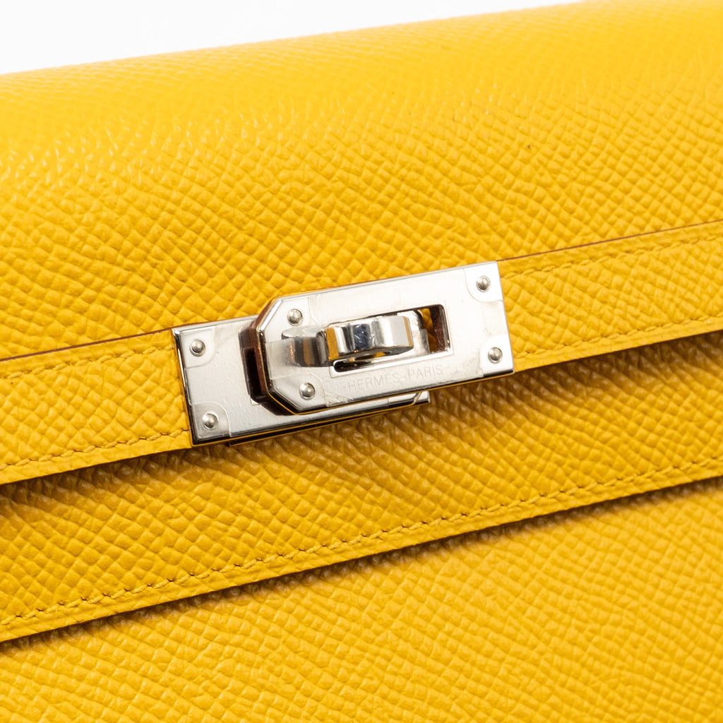 HERMES KELLY TO GO EPSOM 9D JAUNE AMBRE SHW