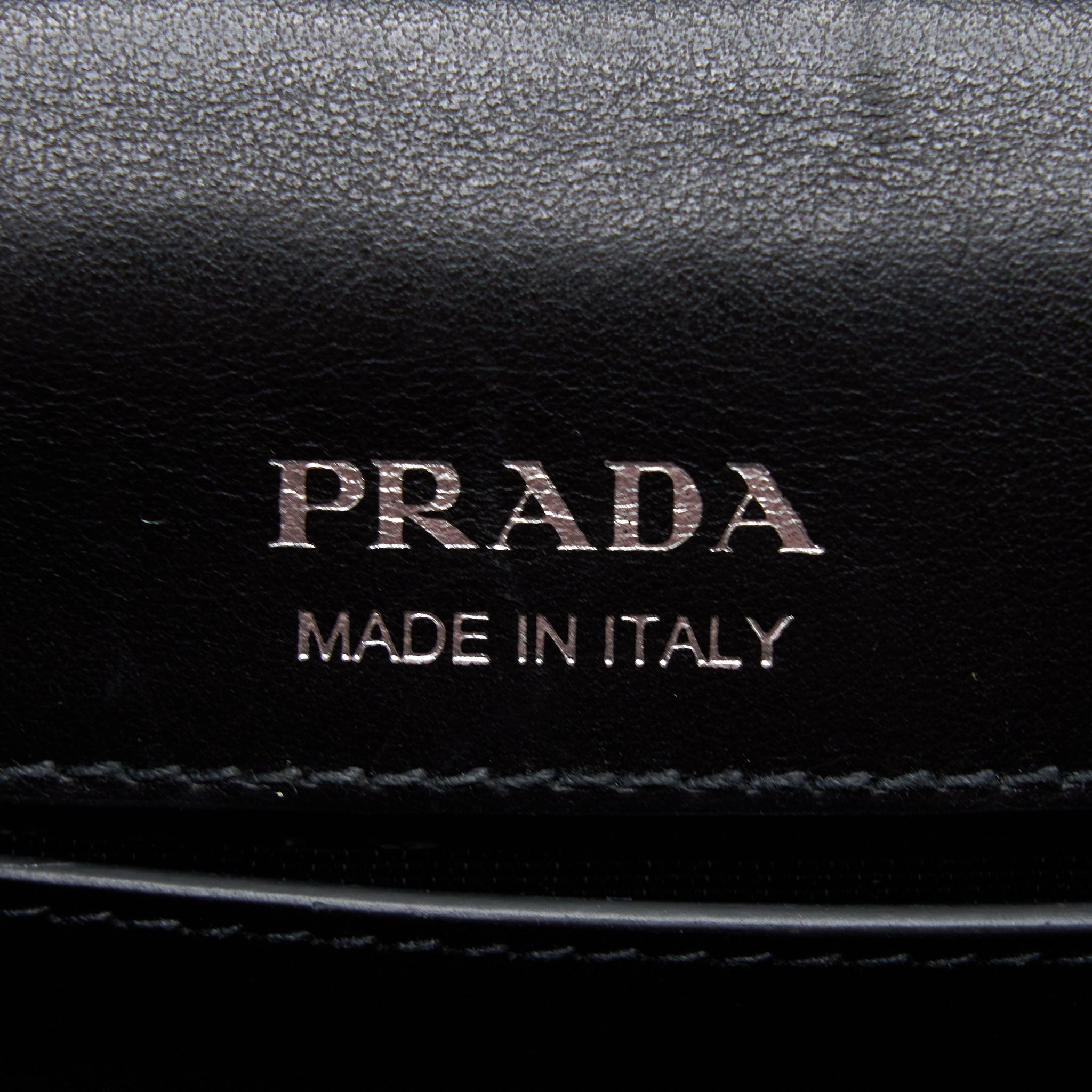PRADA PLEX RIBBON BAG CRYSTAL CALFSKIN MULTICOLOUR SHW