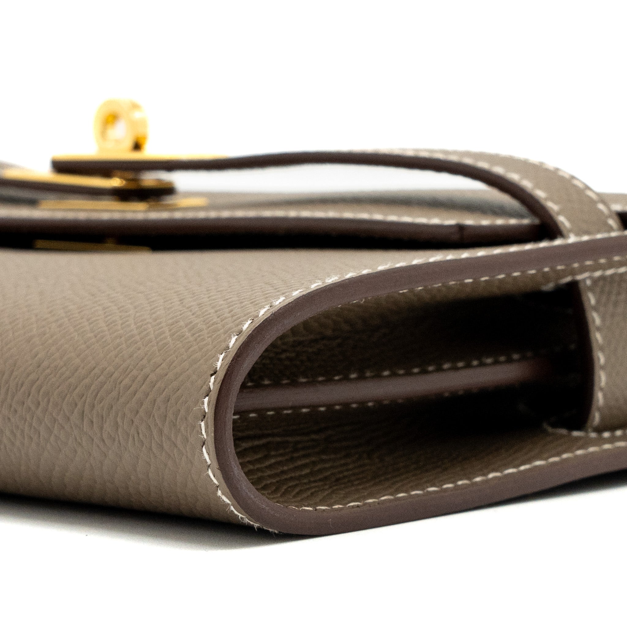 HERMES KELLY TO GO EPSOM ETOUPE GHW