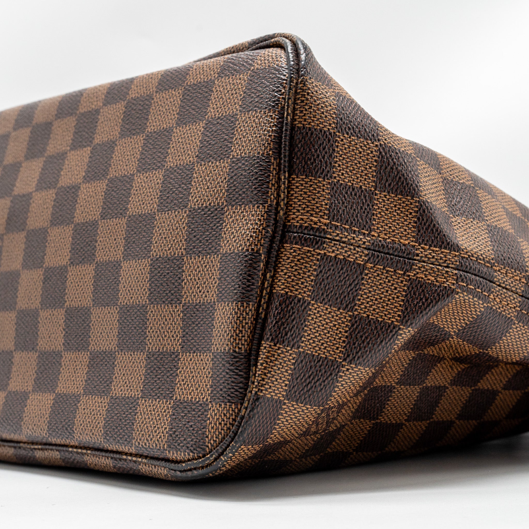 LOUIS VUITTON NEVERFULL MM DENIER EBENE CANVAS GHW