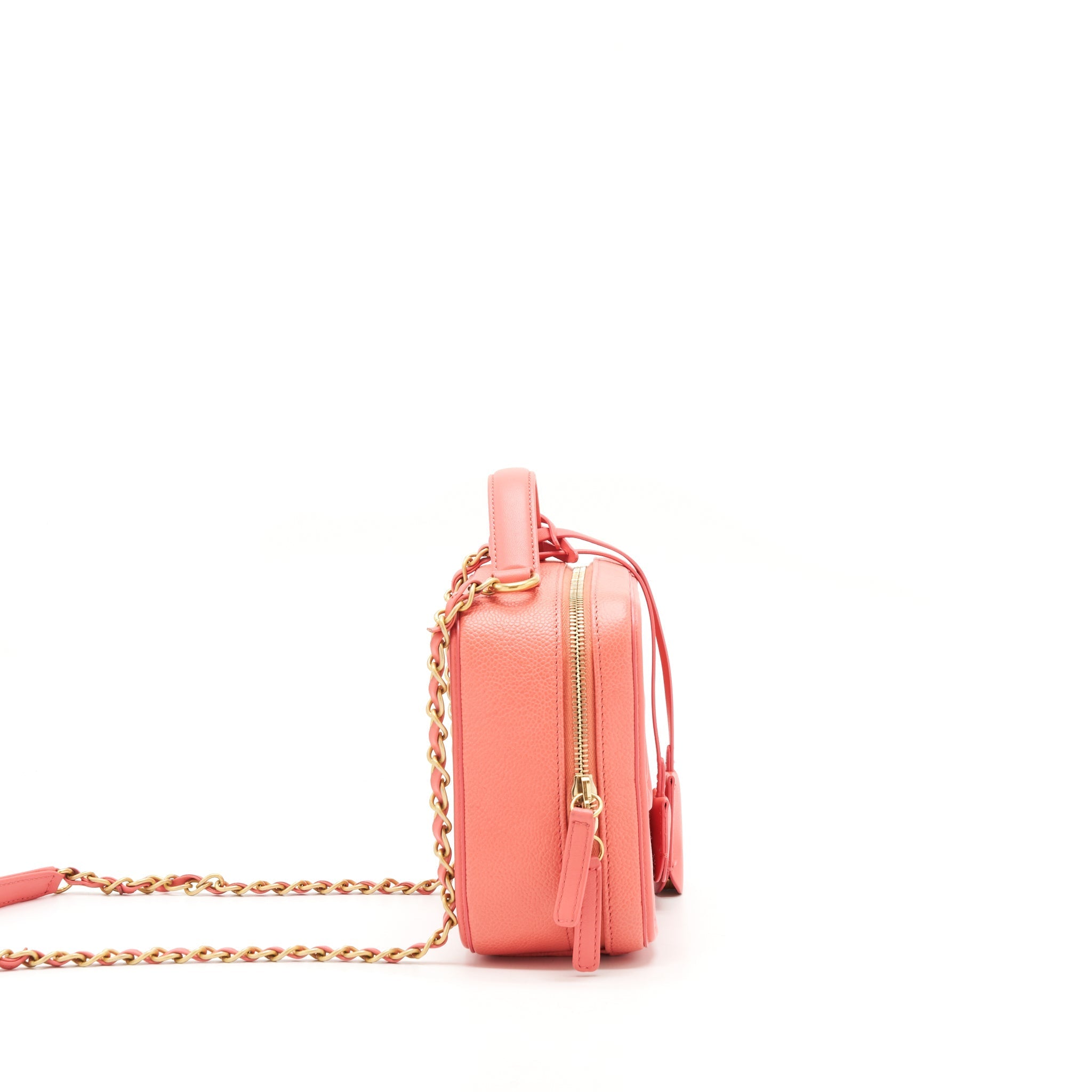 CHANEL VANITY CASE MEDIUM CAVIAR PINK GHW