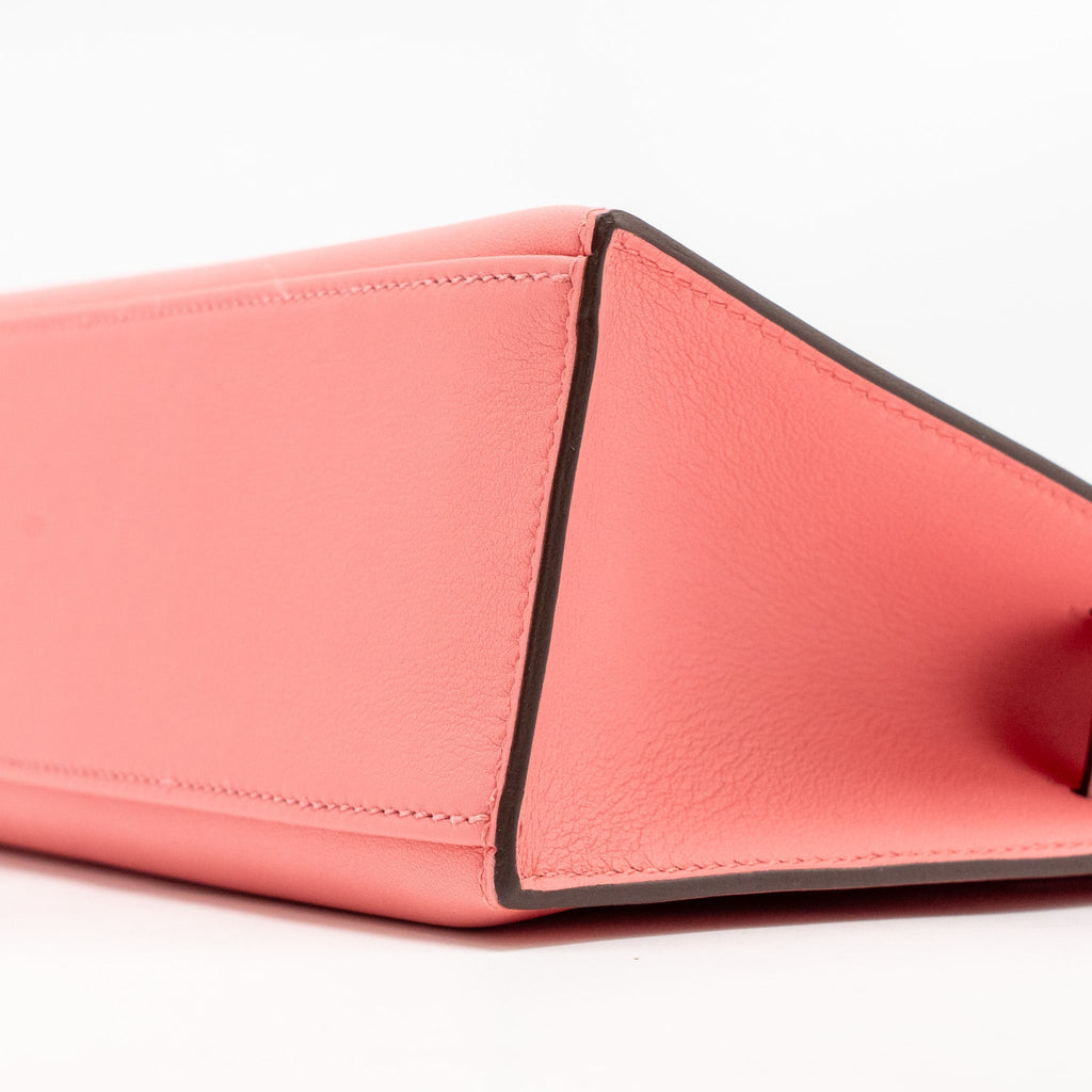 HERMES KELLY POCHETTE SWIFT K4 ROSE ETE SHW