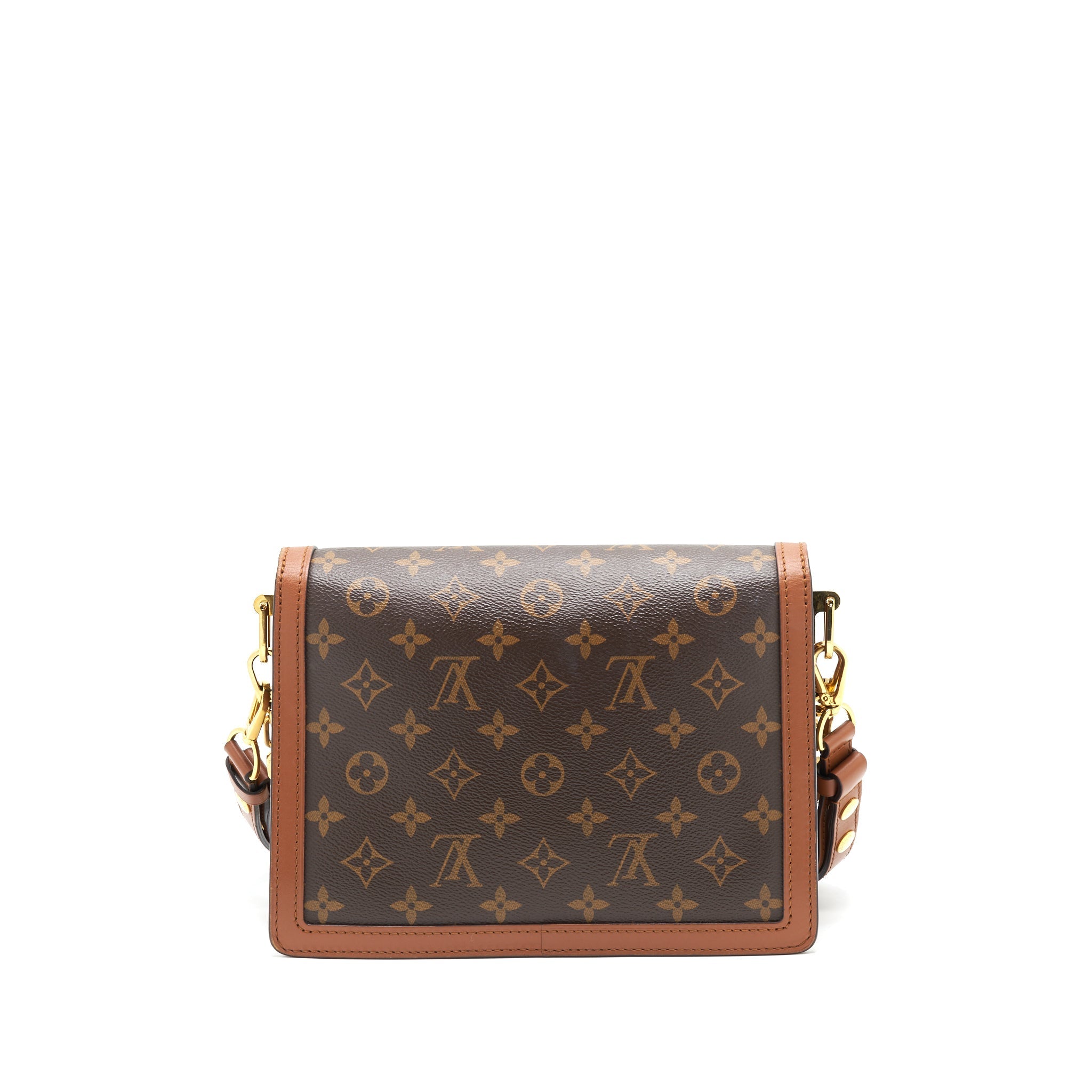 LOUIS VUITTON DAUPHINE FLAP BAG REVERSE MONOGRAM