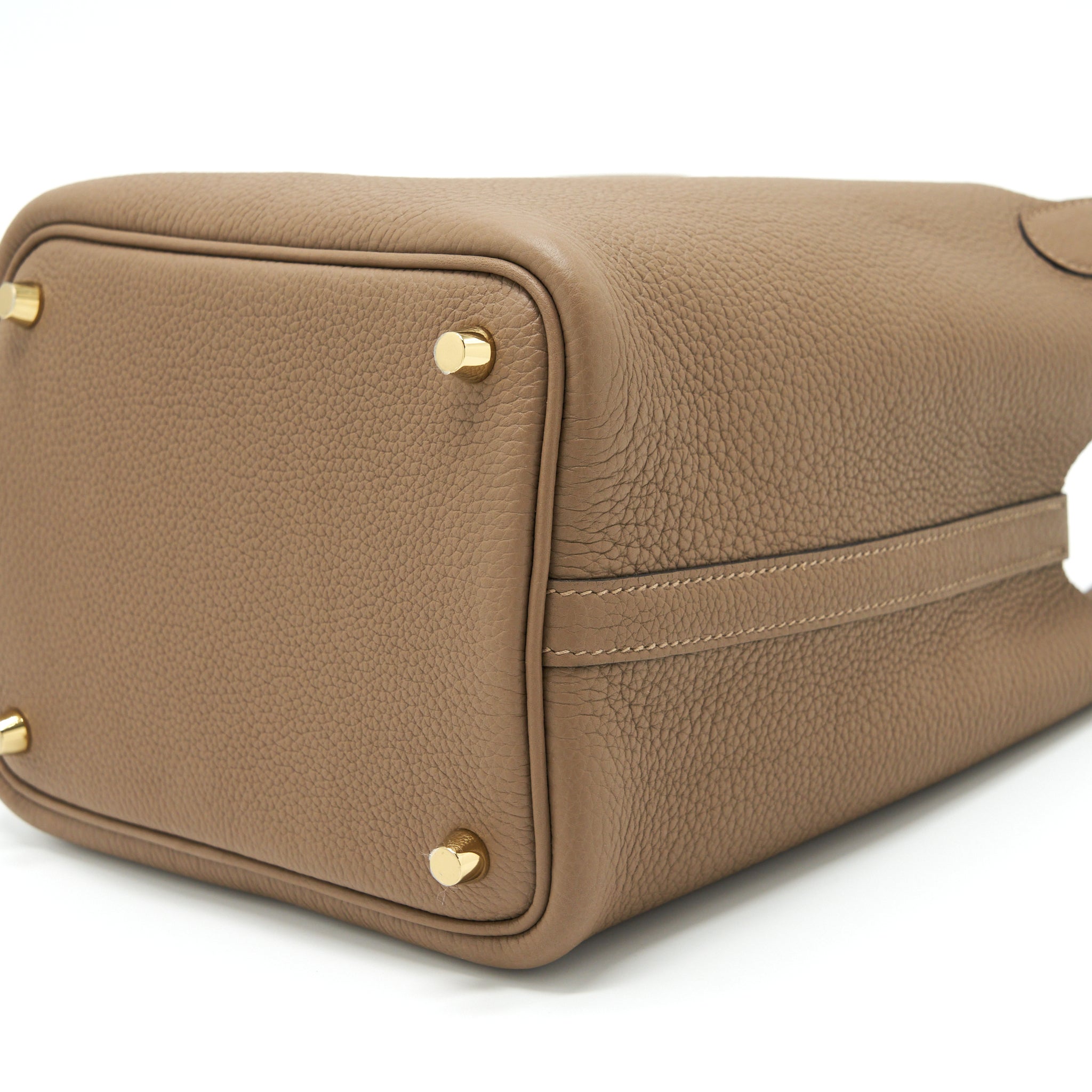 HERMES PICOTIN 18 CLEMENCE BEIGE DE WEIMAR GHW