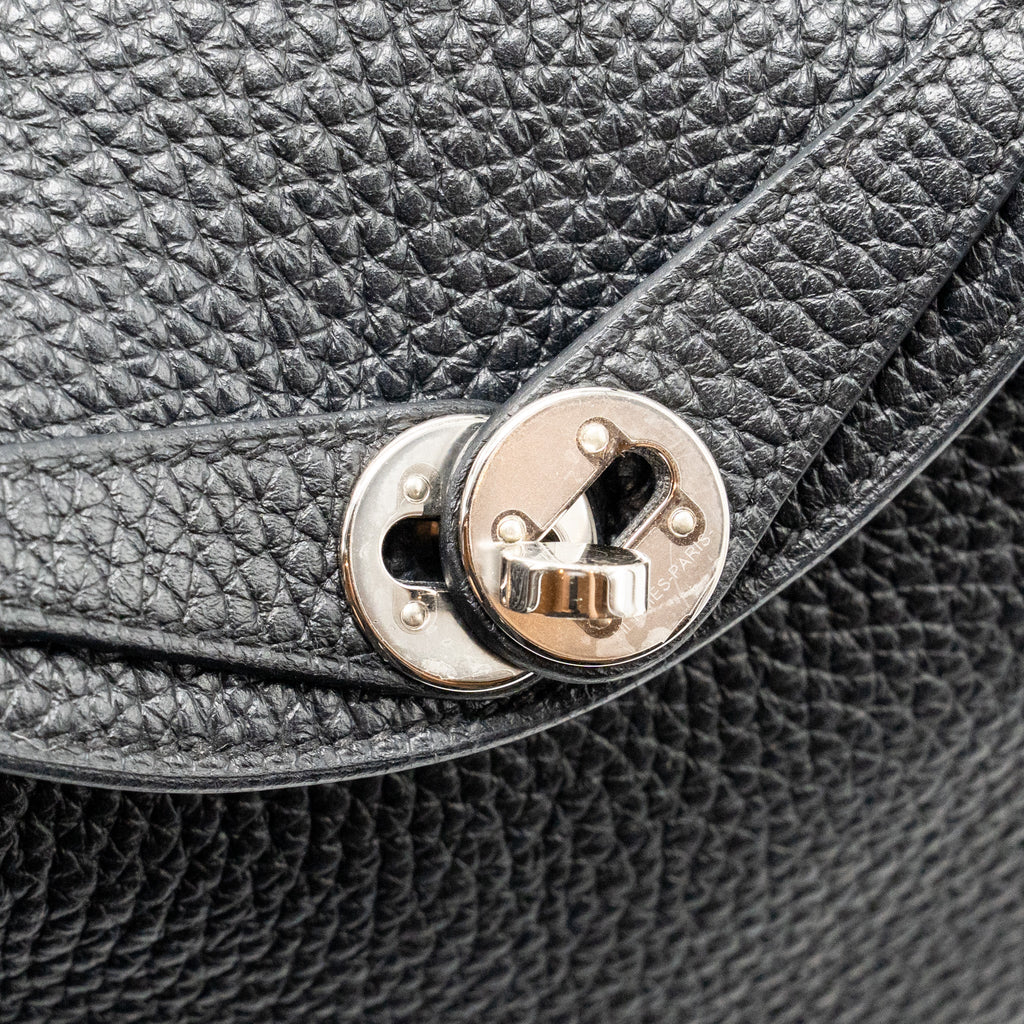 HERMES MINI LINDY CLEMENCE BLACK SHW