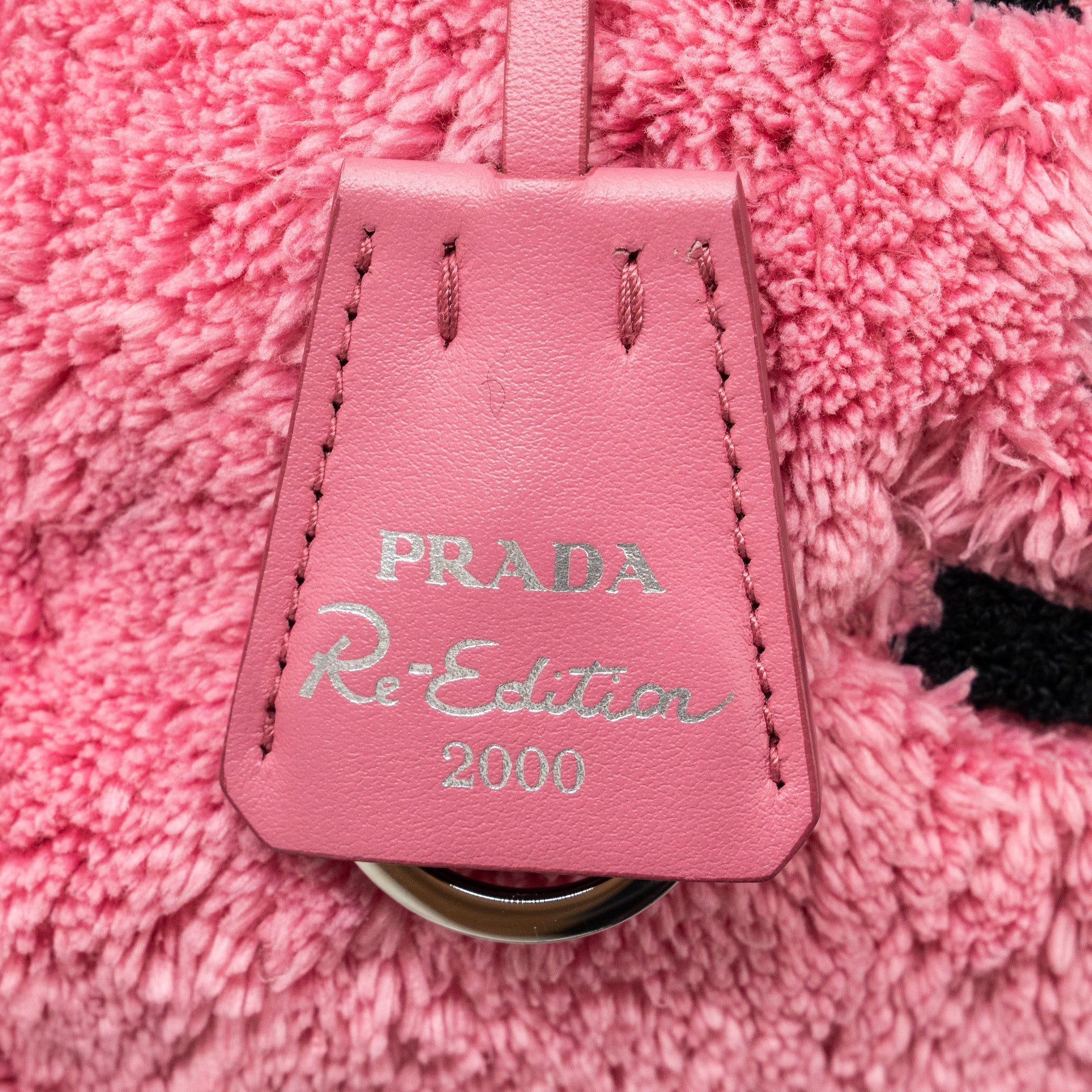 PRADA RE-EDITION 2000 TERRY MINI BAG PINK SHW