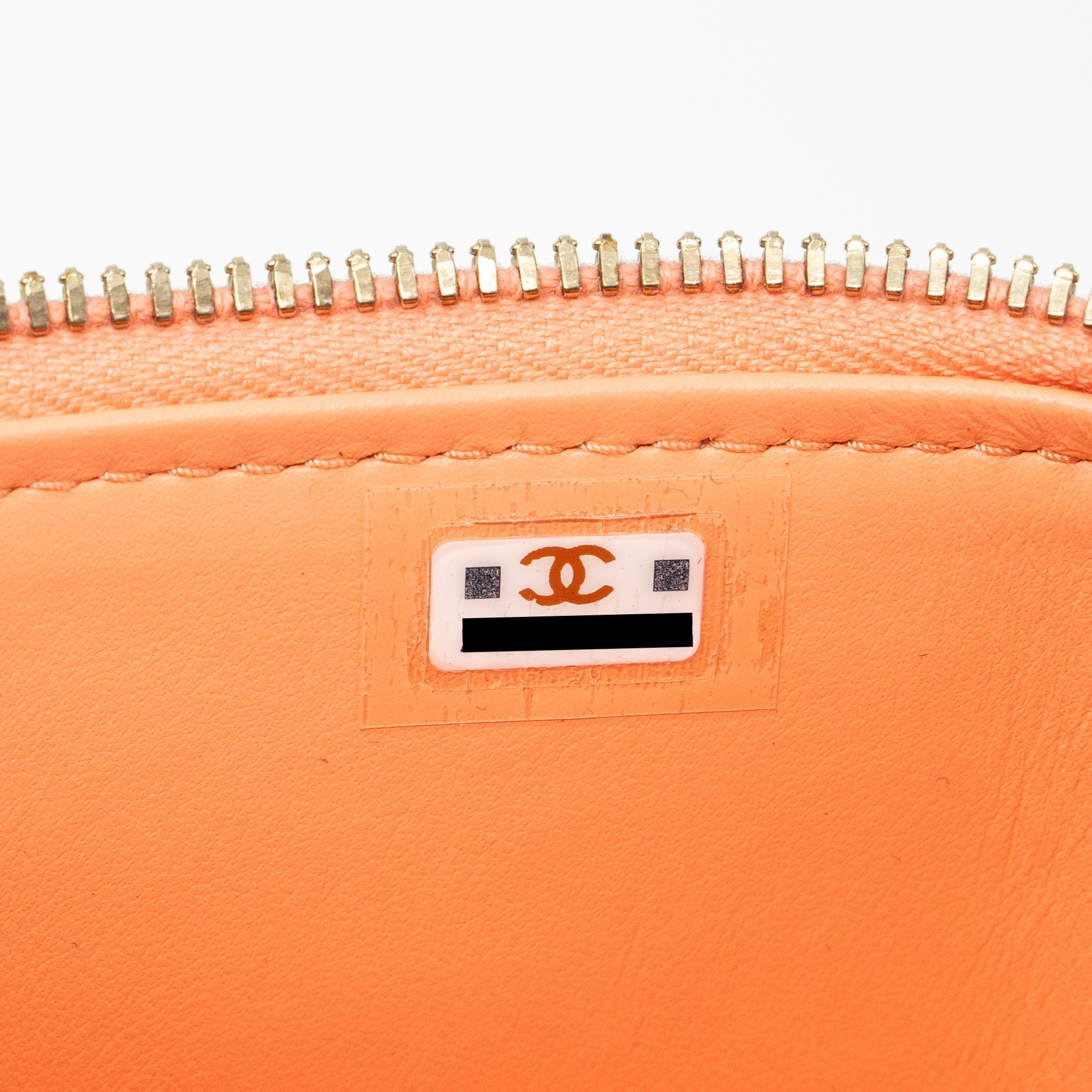 CHANEL MINI VANITY WITH CHAINS CAVIAR CORAL PINK LGHW(MICROCHIP)