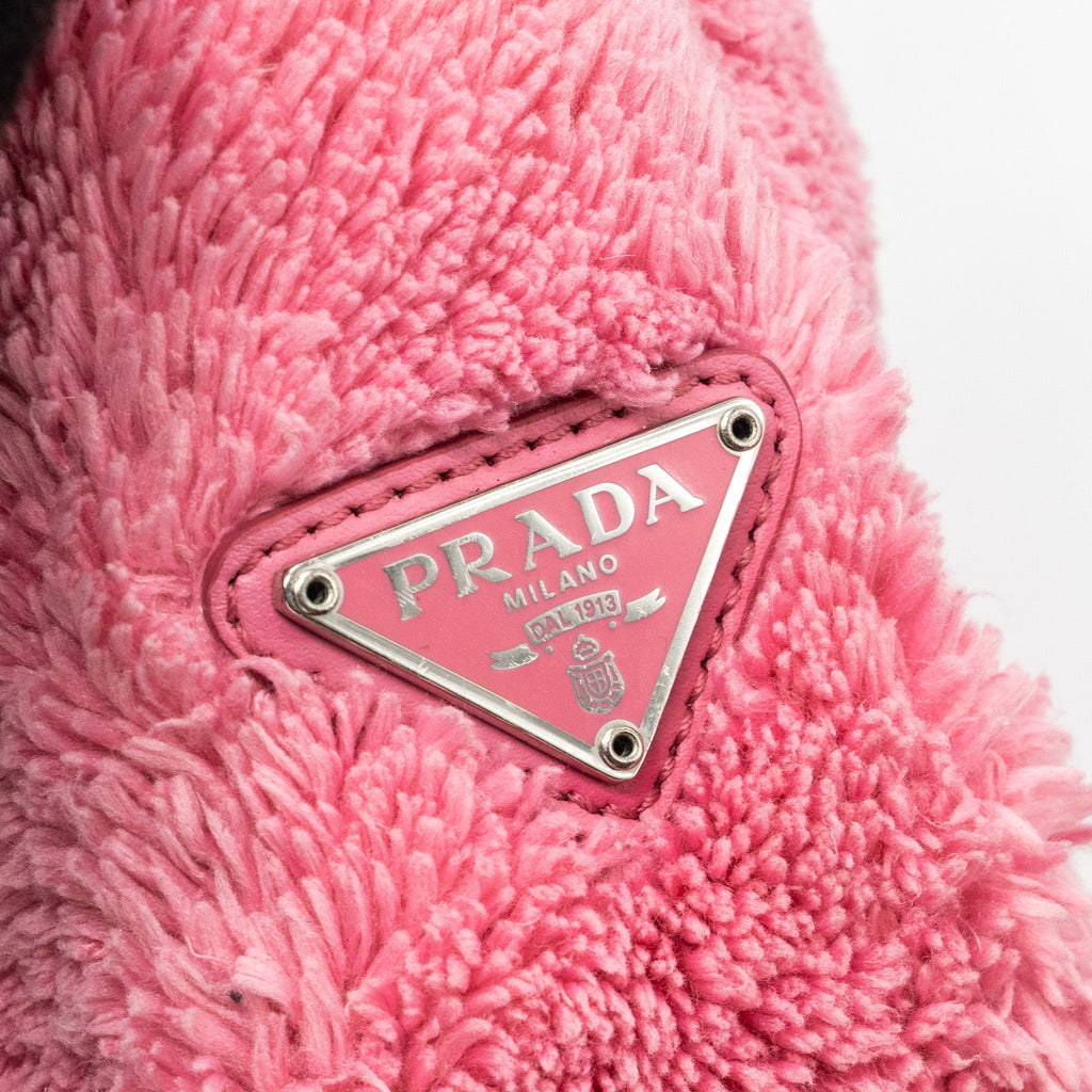 PRADA RE-EDITION 2000 TERRY MINI BAG PINK SHW
