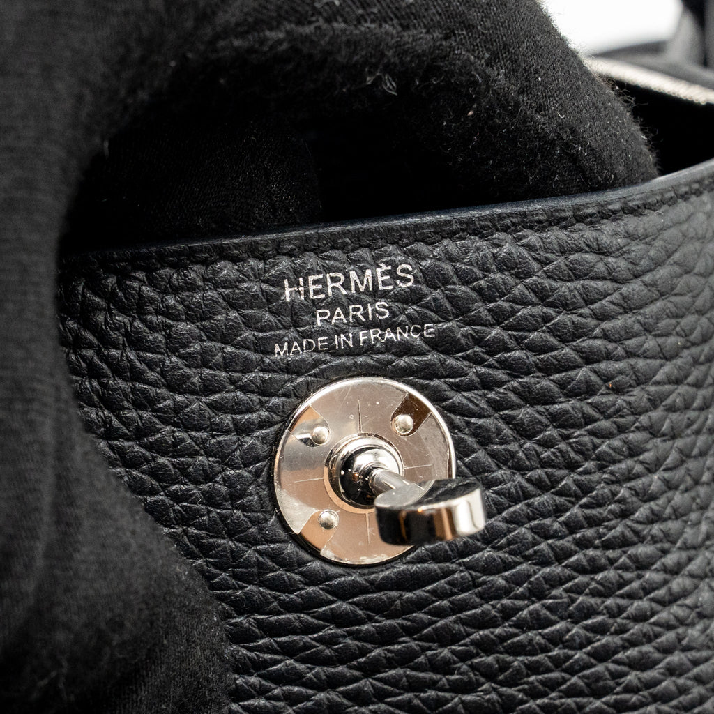 HERMES MINI LINDY CLEMENCE BLACK SHW
