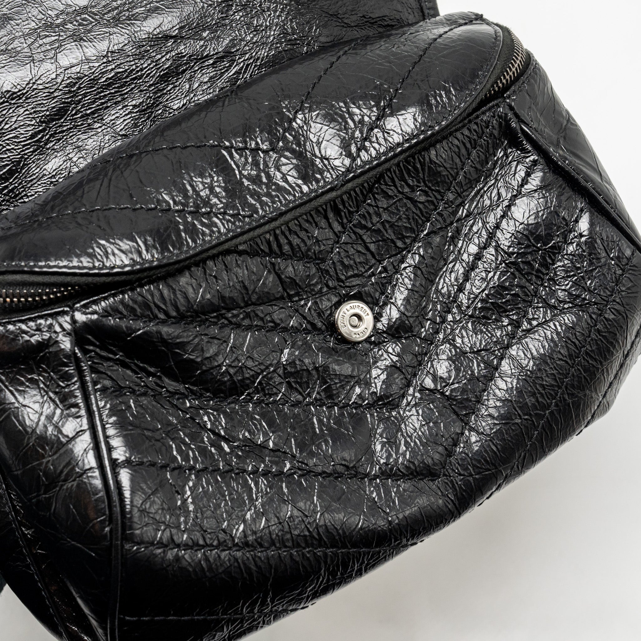 SAINT LAURENT NIKI BODY CALFSKIN BLACK SHW