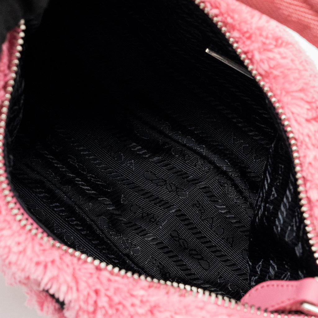 PRADA RE-EDITION 2000 TERRY MINI BAG PINK SHW