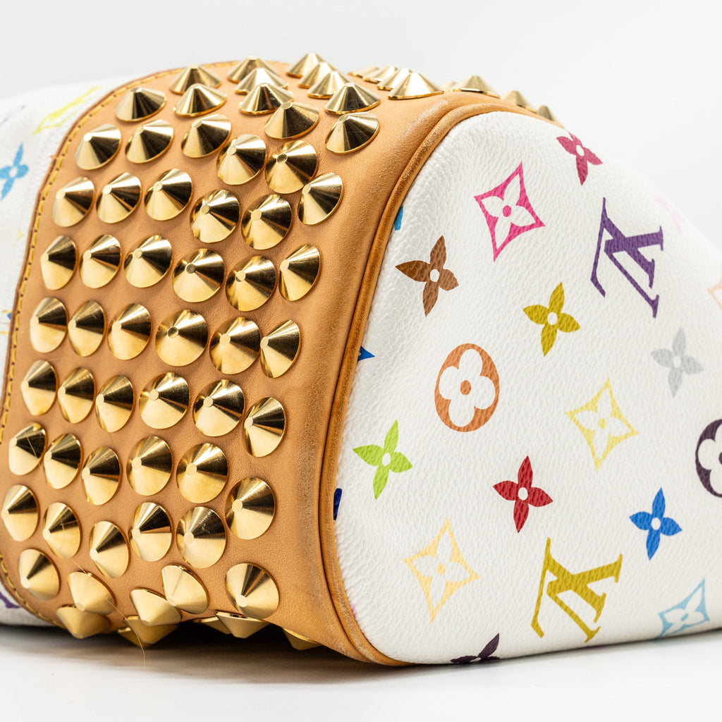 LOUIS VUITTON CHRISSIE SHOULDER BAG MONOGRAM CANVAS WHITE MULTICOLOUR GHW