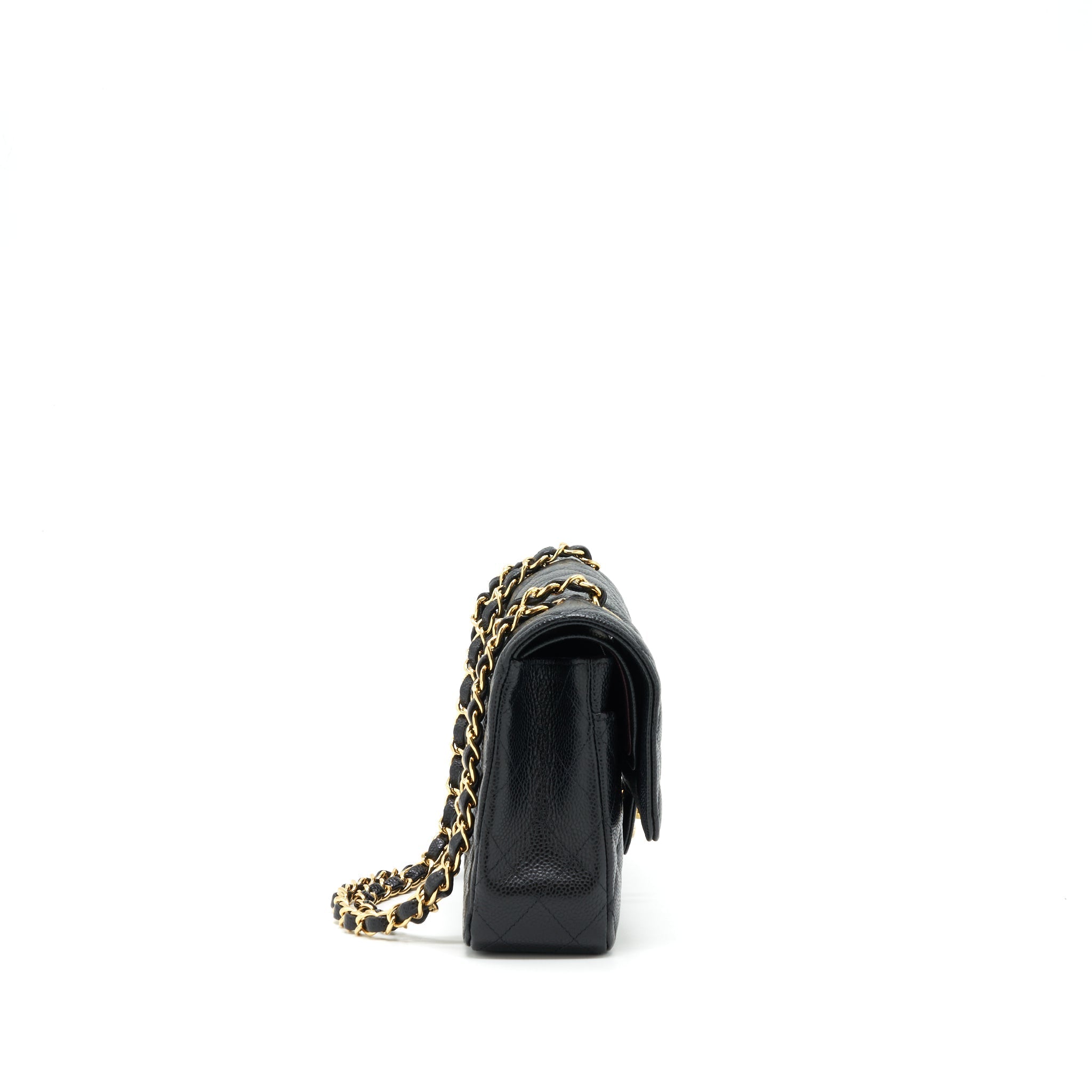 CHANEL MEDIUM CLASSIC FLAP BAG CAVIAR BLACK GHW