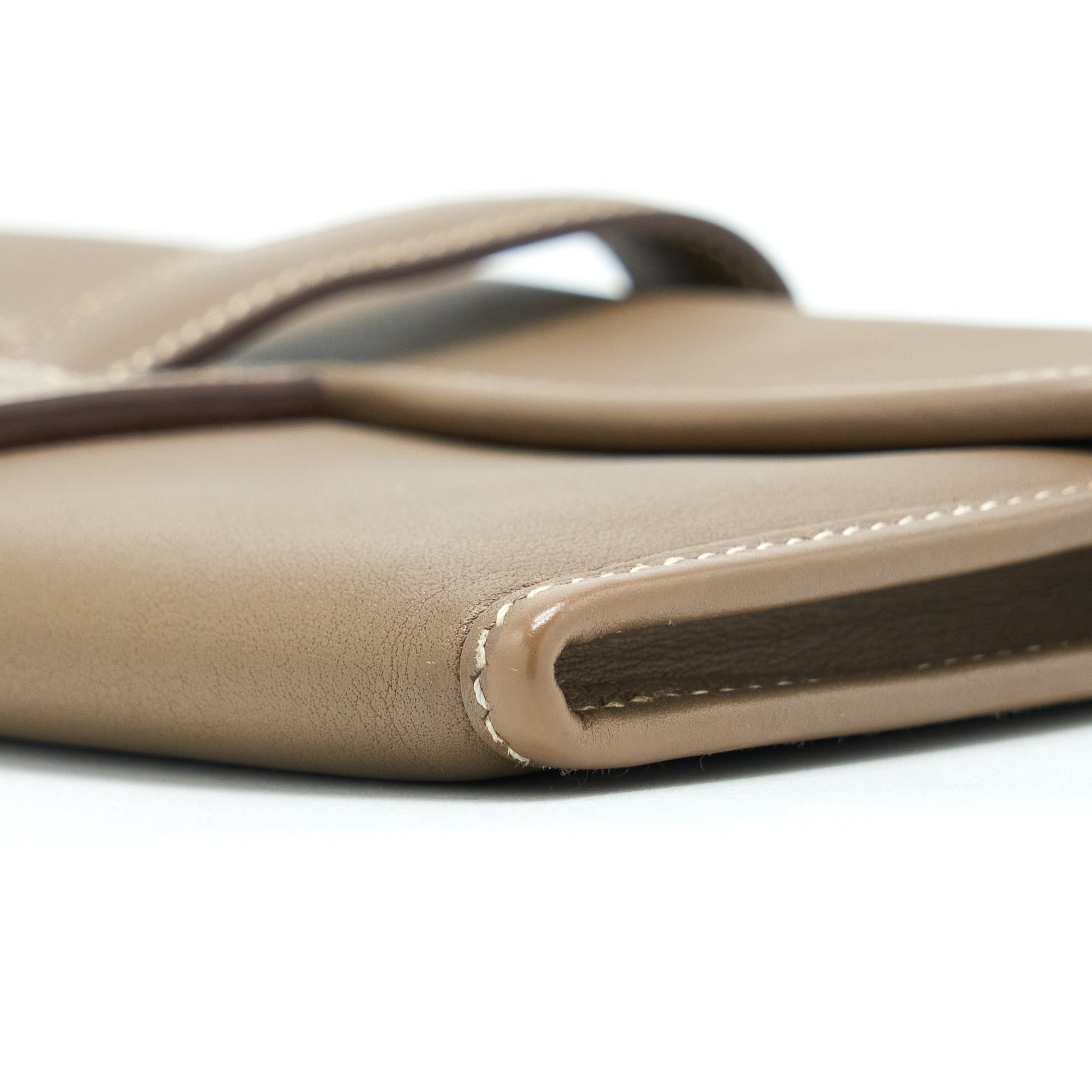 HERMES JIGE DUO WALLET SWIFT ETOUPE SHW