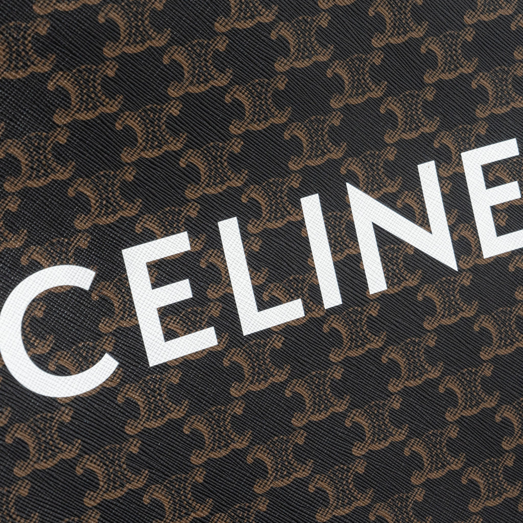 CELINE VERTICAL CABAS TRIOMPHE CANVAS GHW