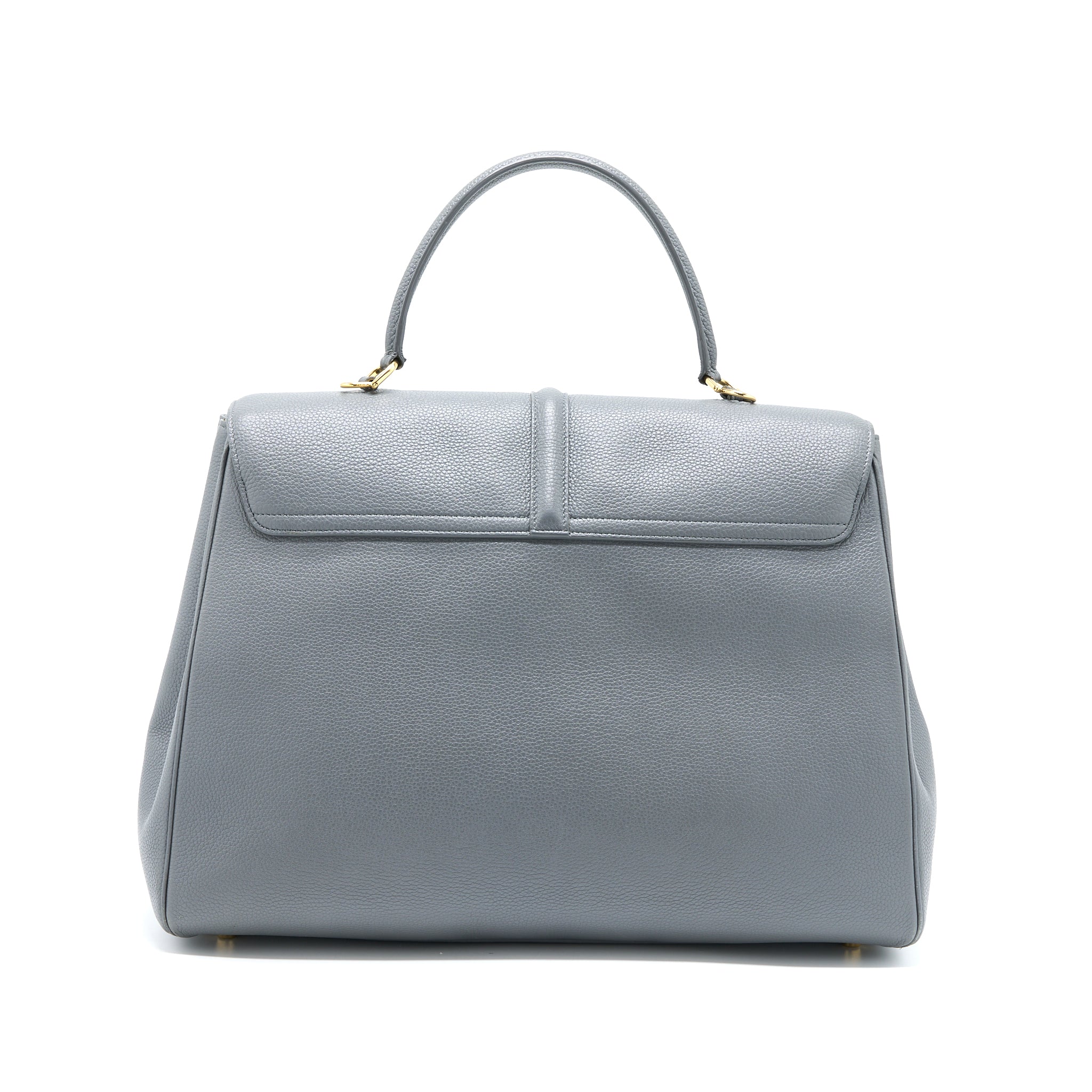 CELINE 16 BAG GRAINED CALFSKIN GREY GHW