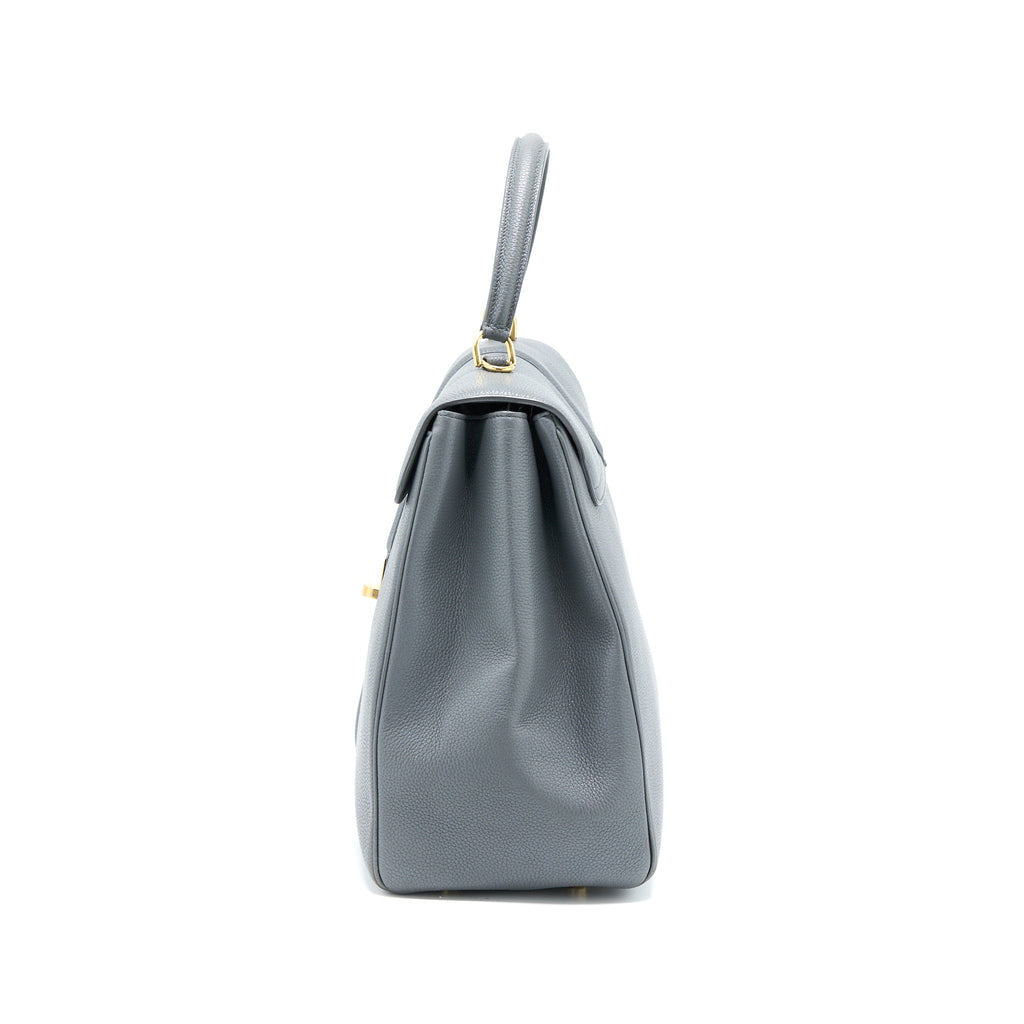 CELINE 16 BAG GRAINED CALFSKIN GREY GHW