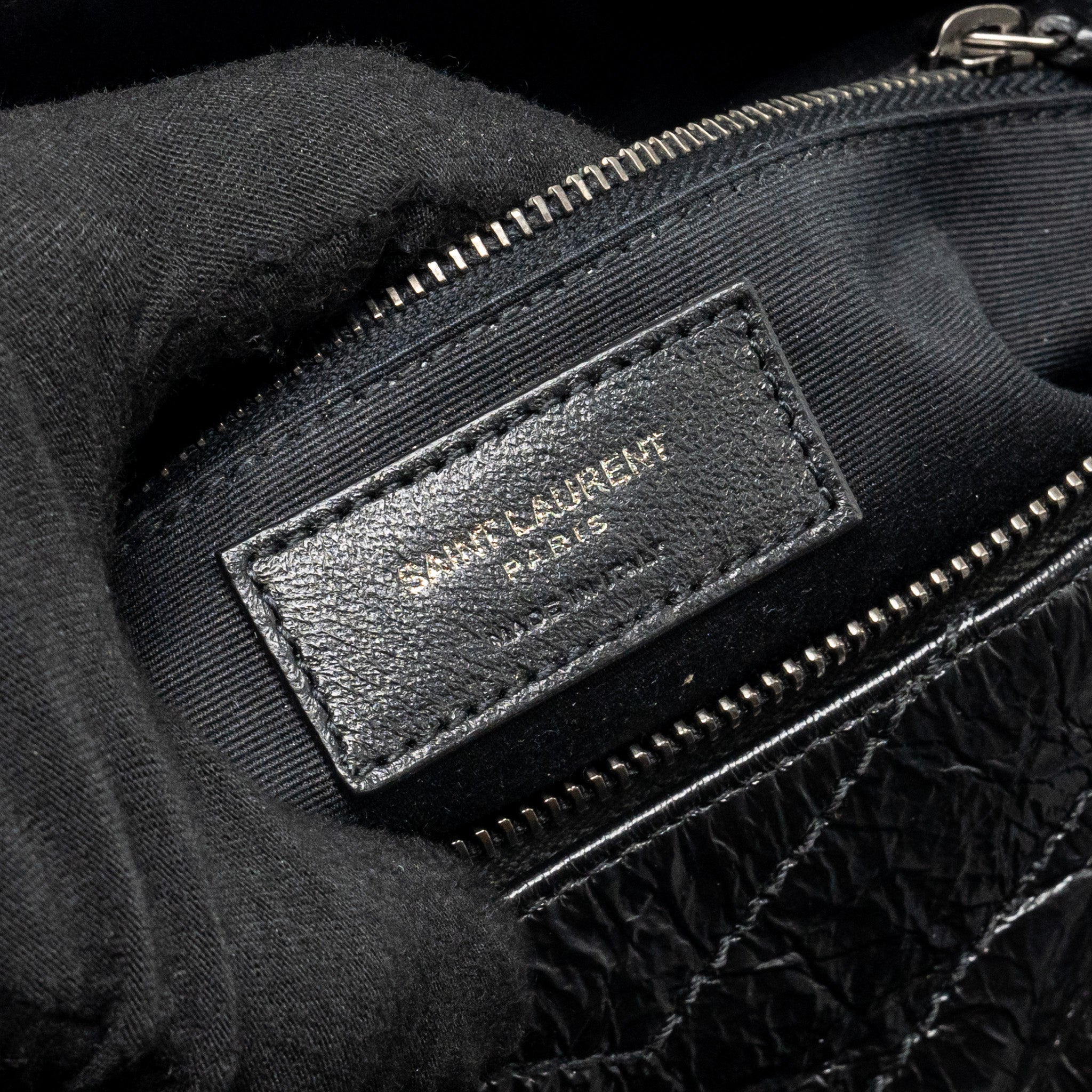SAINT LAURENT NIKI BODY CALFSKIN BLACK SHW
