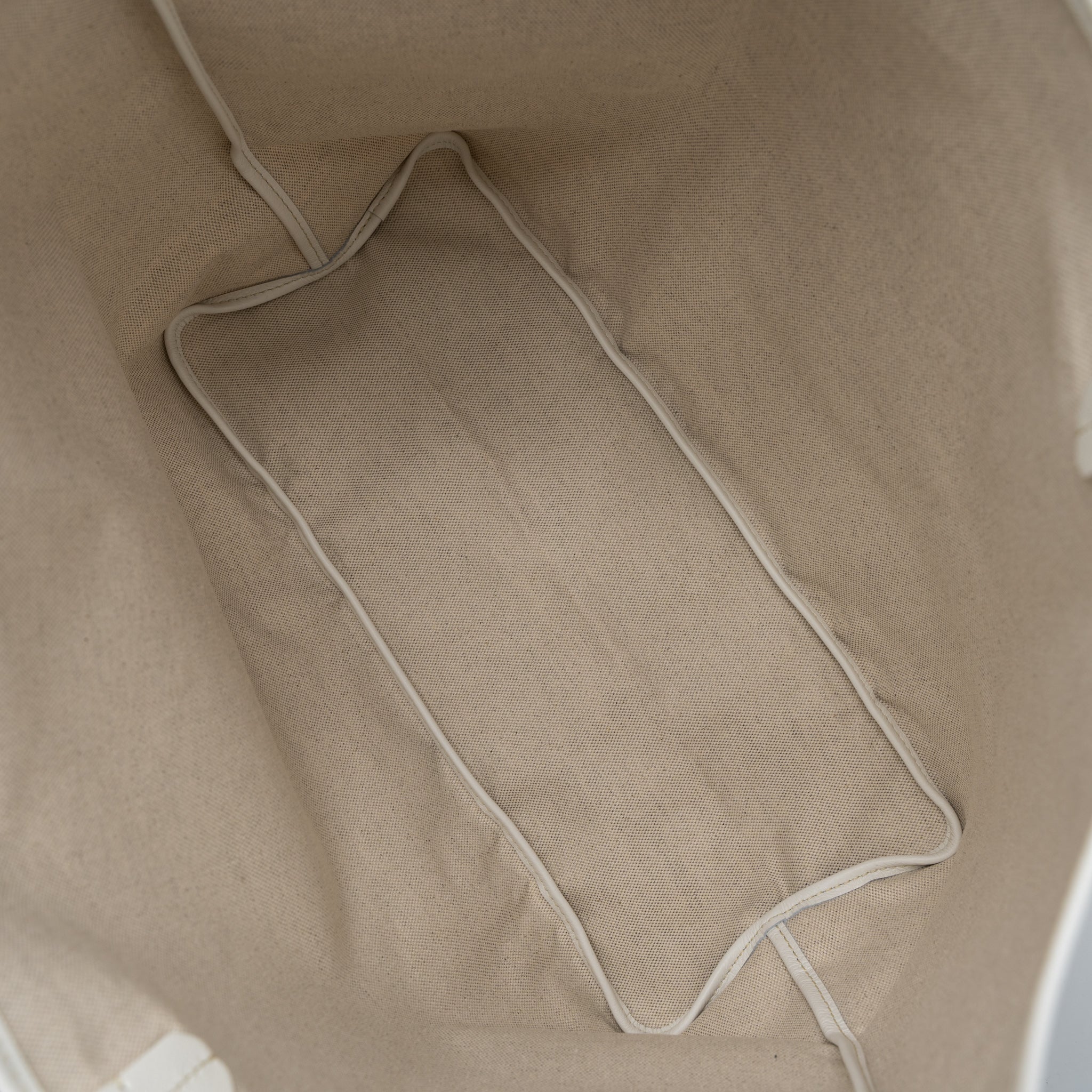GOYARD SAINT LOUIS PM BAG CANVAS/CALFSKIN WHITE