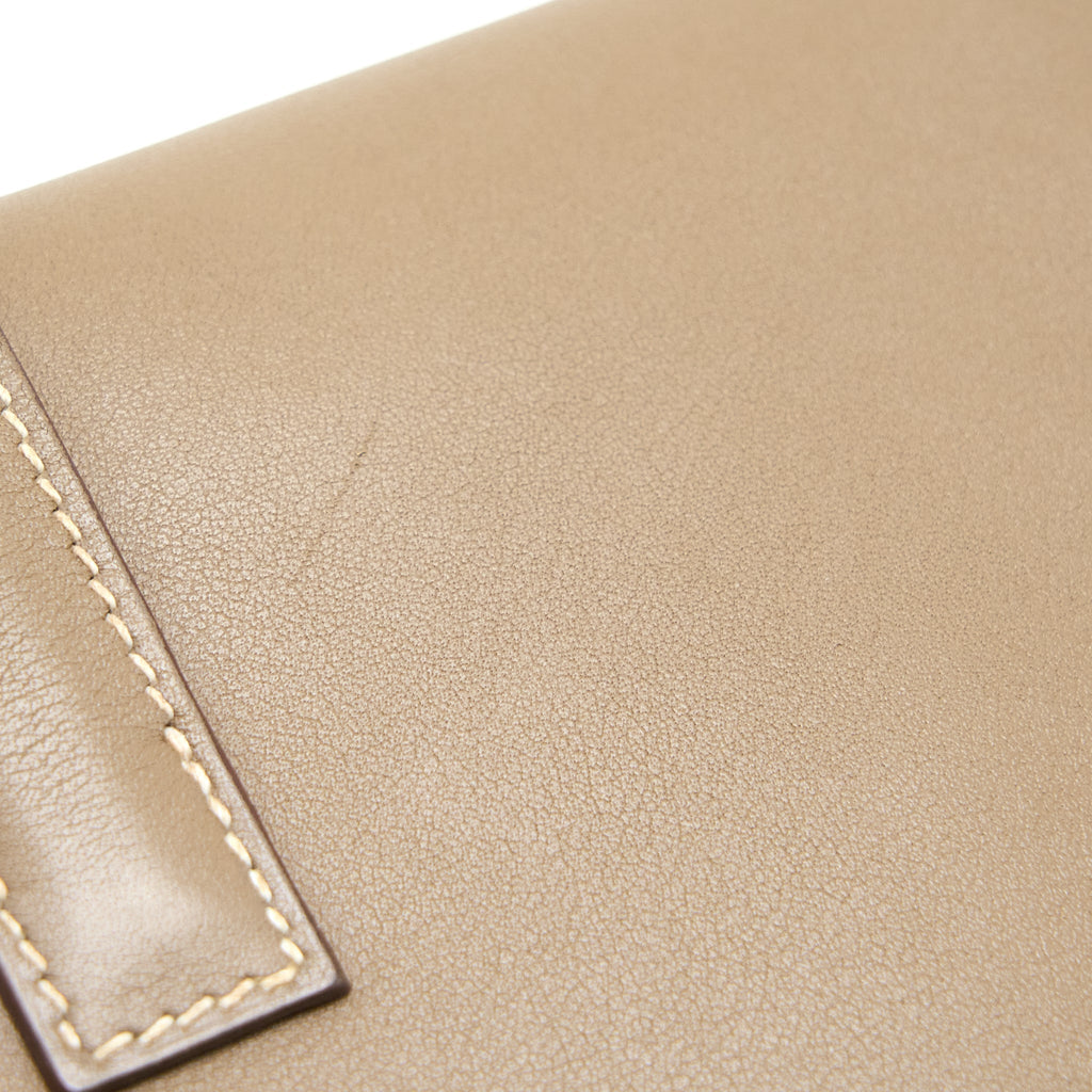 HERMES JIGE DUO WALLET SWIFT ETOUPE SHW