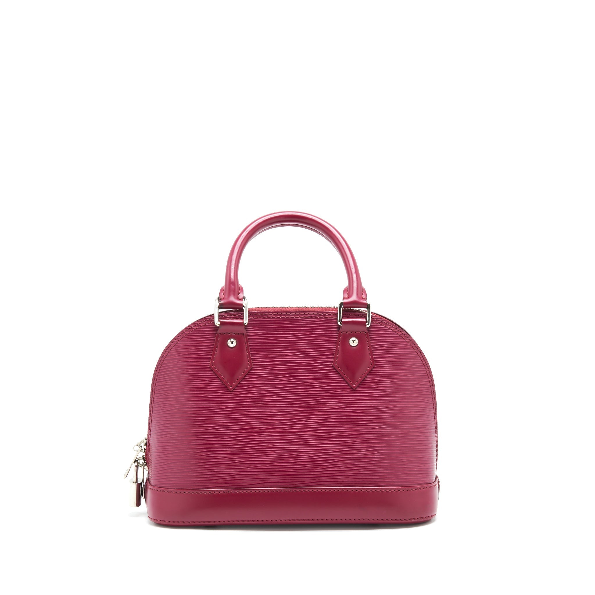 LOUIS VUITTON ALMA BB EPI LEATHER RASPBERRY SHW