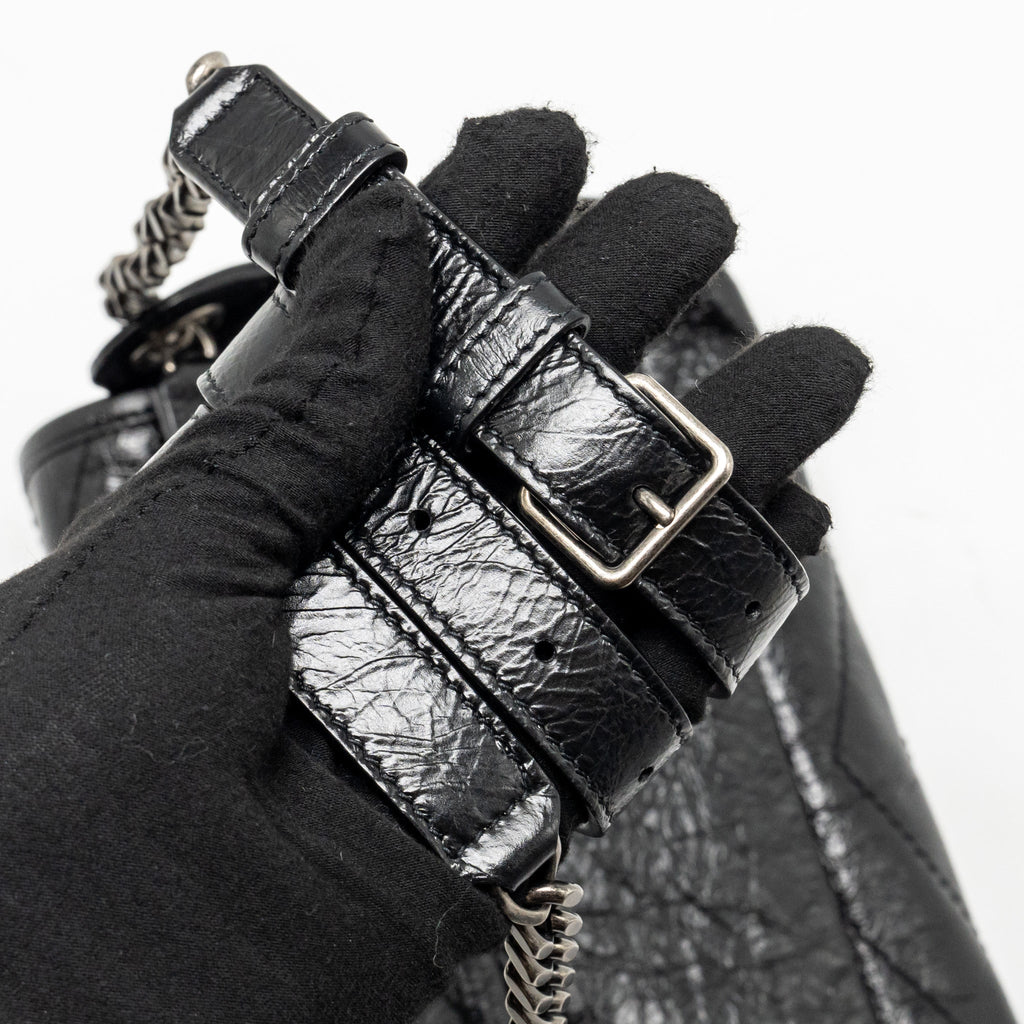 SAINT LAURENT NIKI BODY CALFSKIN BLACK SHW