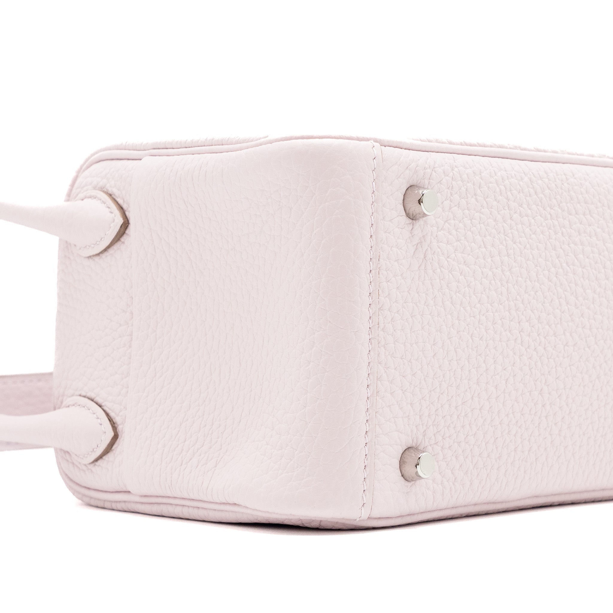 HERMES MINI LINDY CLEMENCE MAUVE PALE SHW