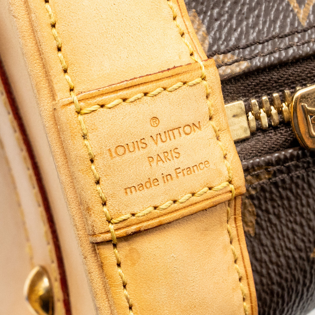 LOUIS VUITTON ALMA BB MONOGRAM CANVAS GHW