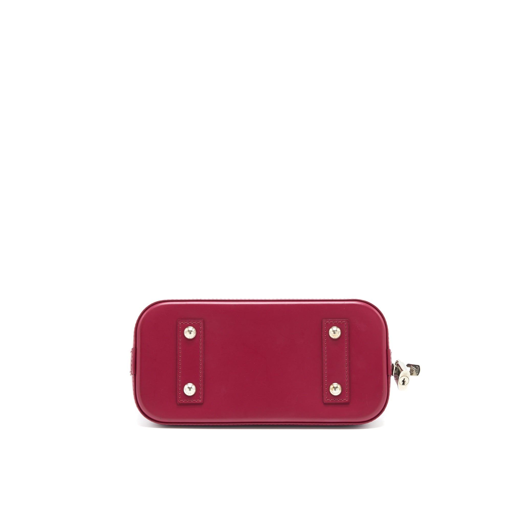 LOUIS VUITTON ALMA BB EPI LEATHER RASPBERRY SHW